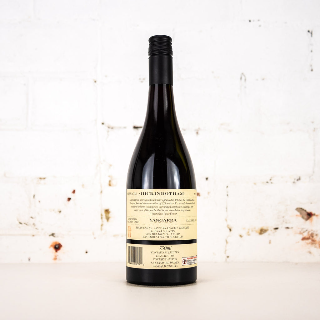 Yangarra - Hickinbotham Clarendon Grenache 2022 750ml