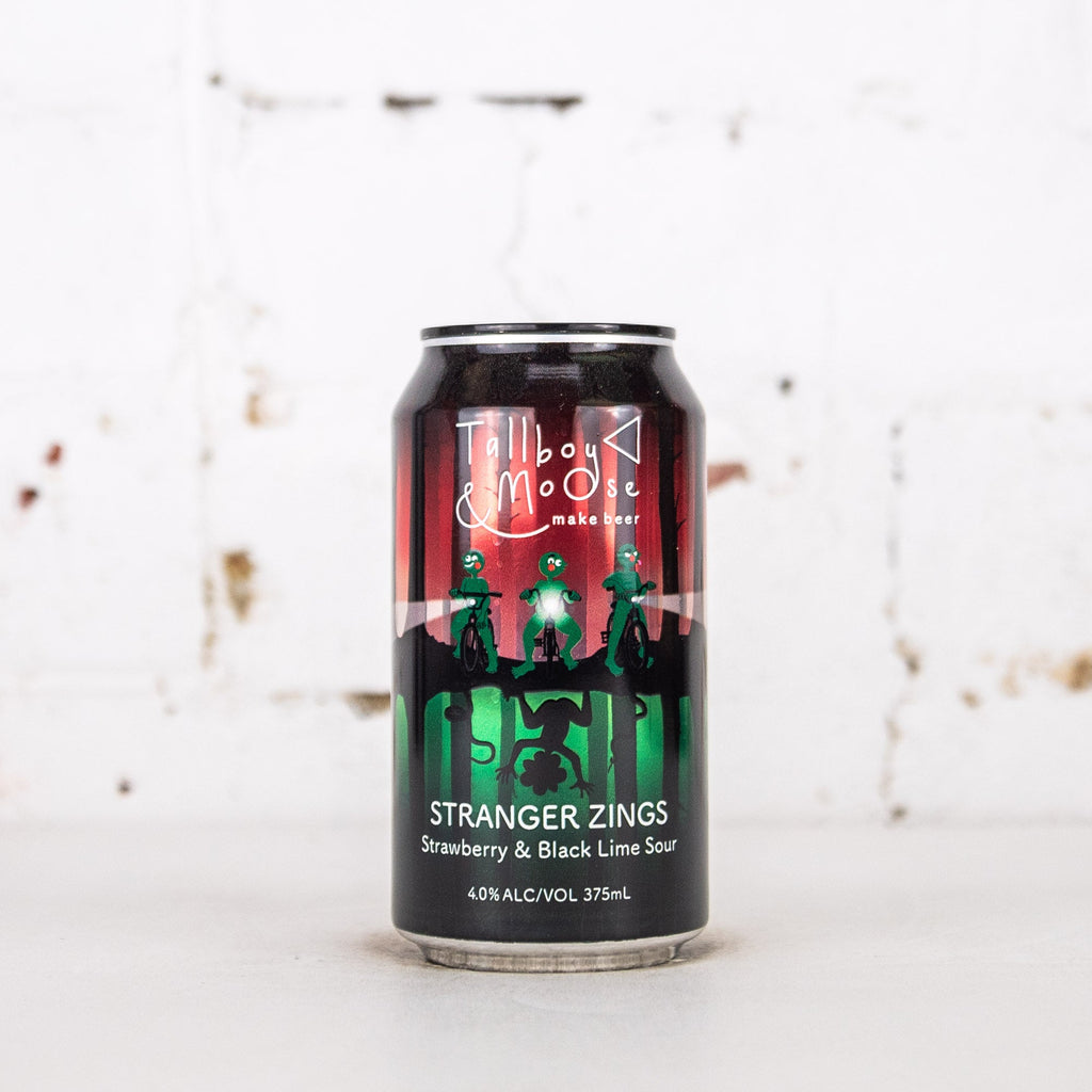 Tallboy & Moose - Stranger Zings Strawberry & Black Lime Sour