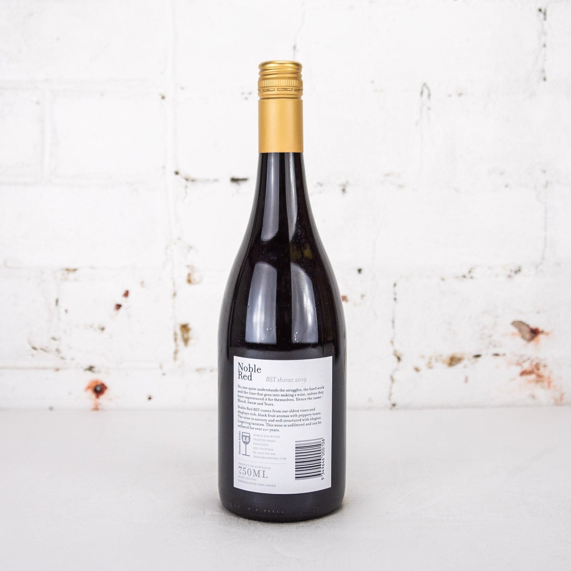 Noble Red - BST Shiraz 2019 750ml
