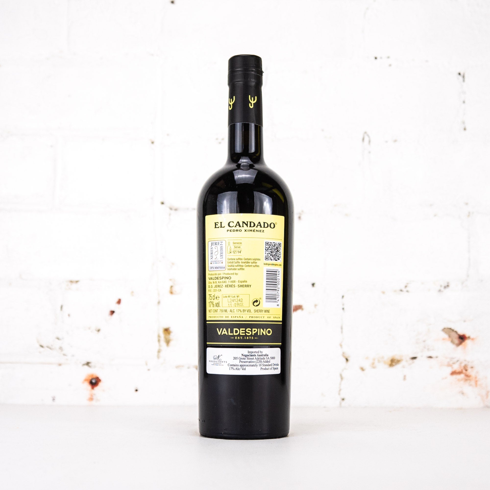 Valdespino - Pedro Ximenez El Candado 750ml