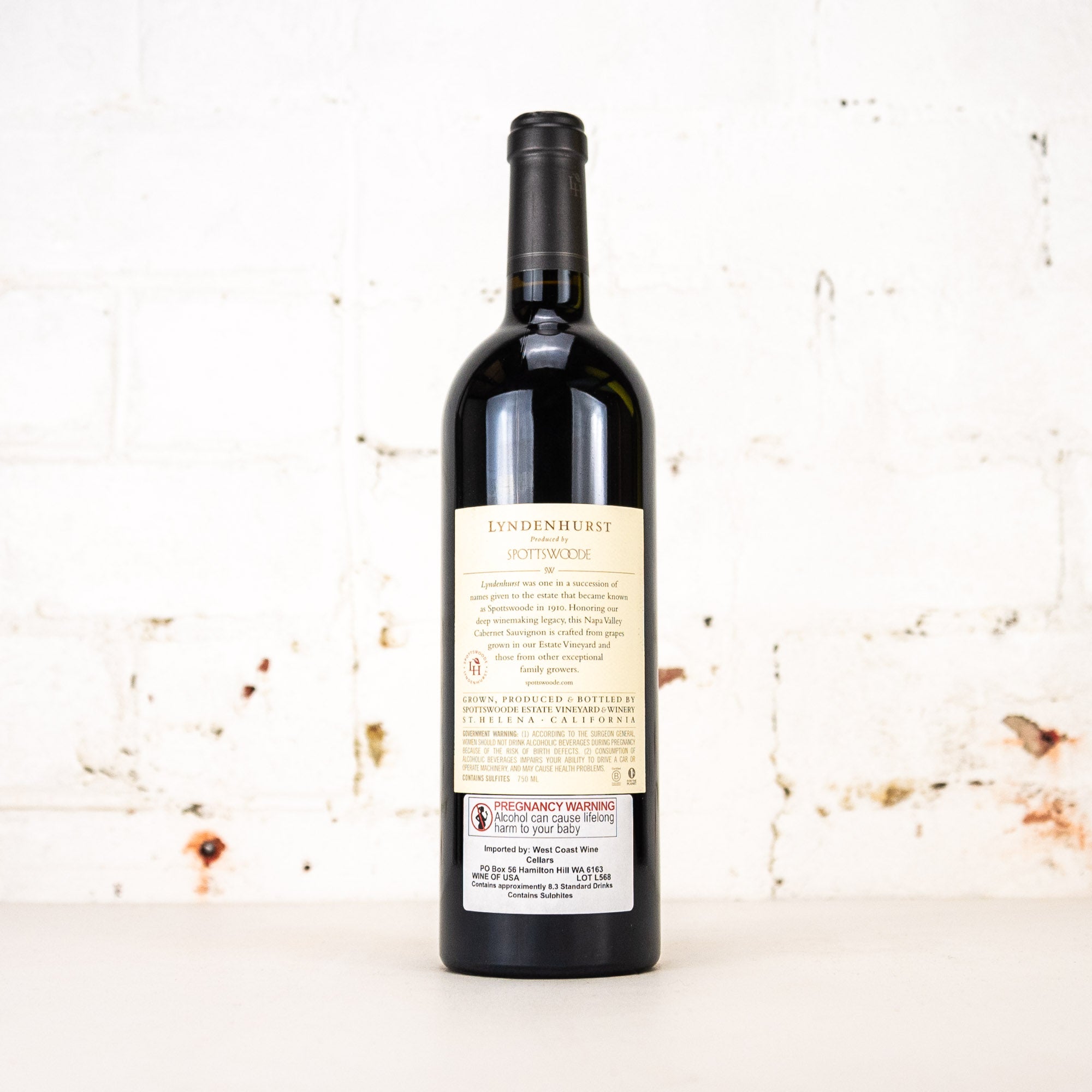Spottswoode - Lyndenhurst Cabernet Sauvignon 2021 750ml