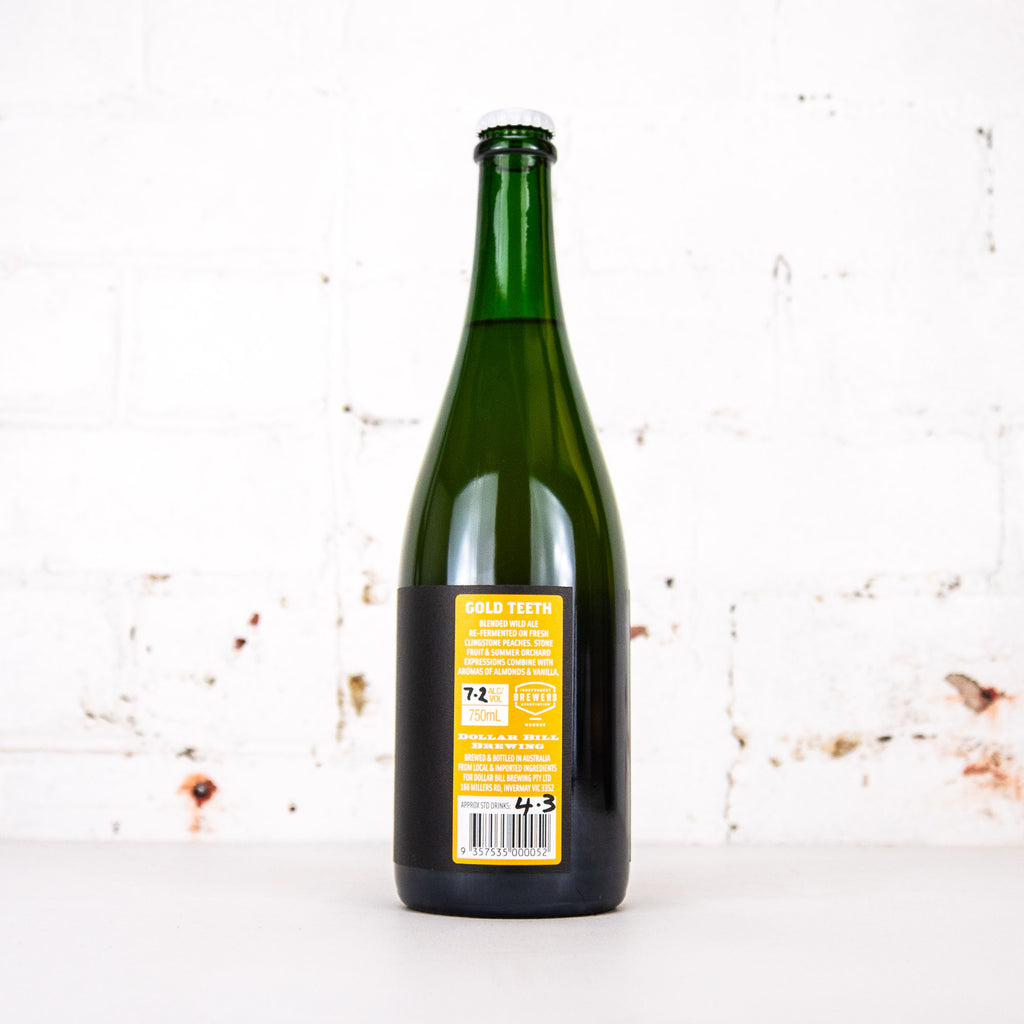 Dollar Bill - Gold Teeth 2025 BA Peach Sour Ale 750ml