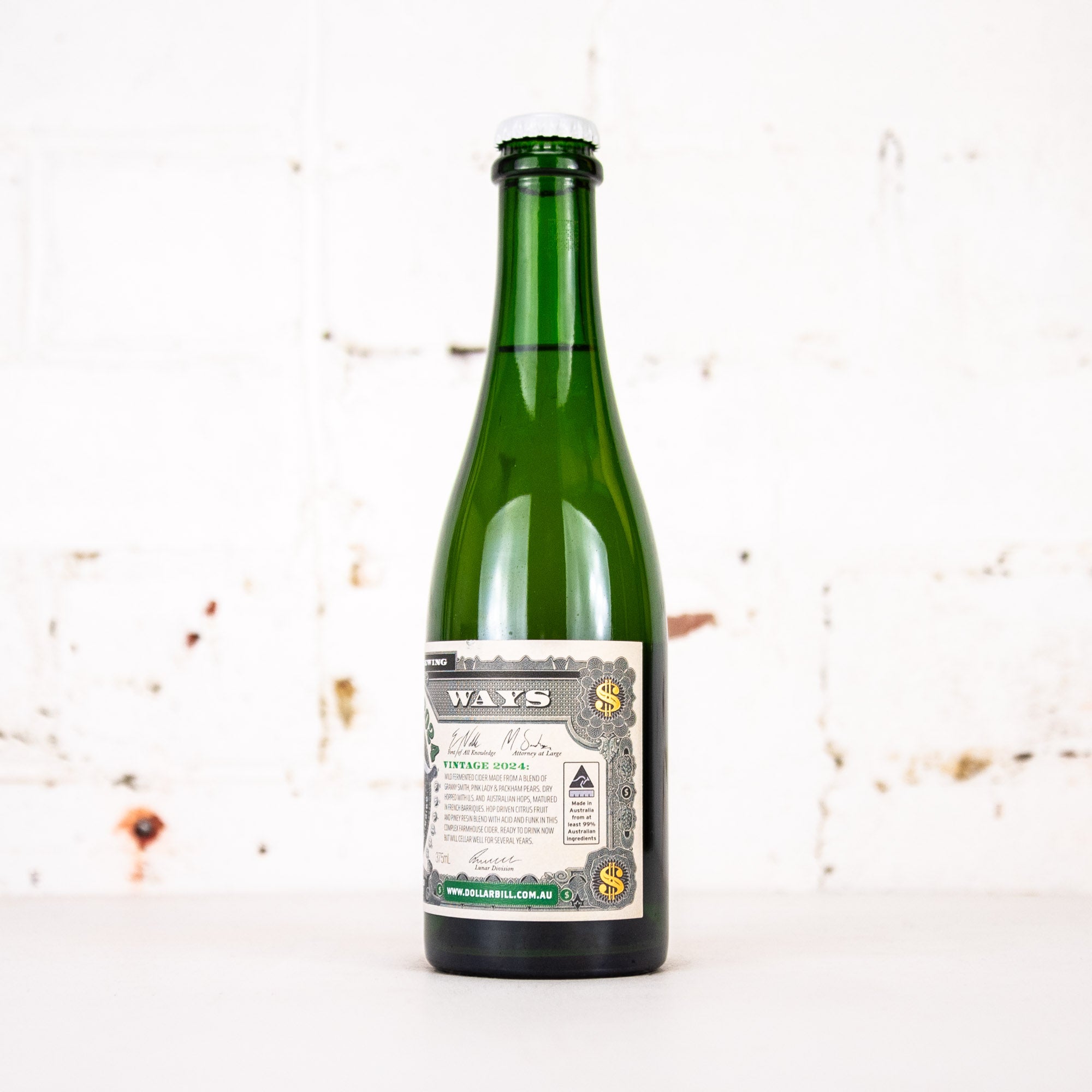Dollar Bill - Cider Ways 2024 375ml