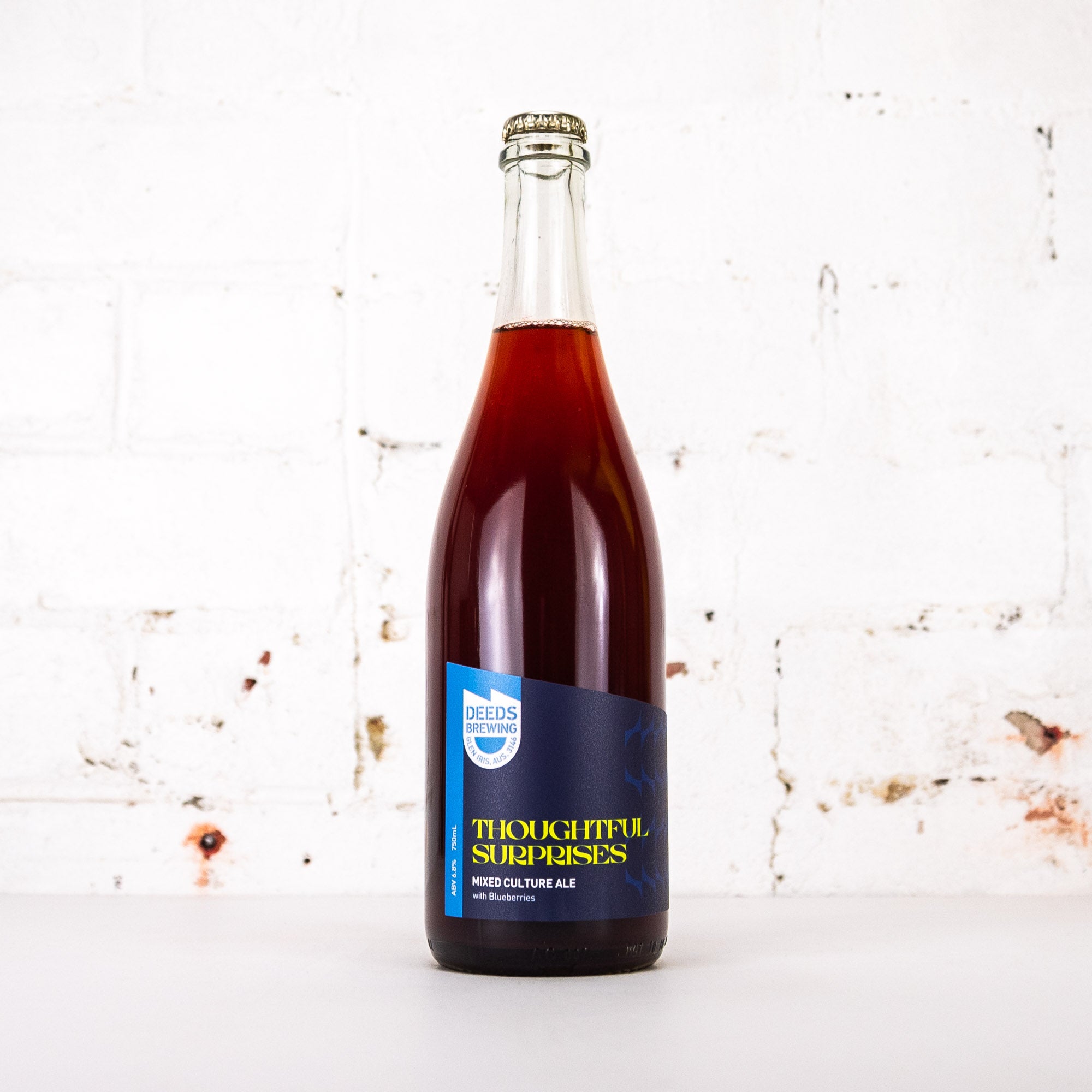 Deeds - Thoughtful Surprises Blueberry Mixed Culture Ale 750ml