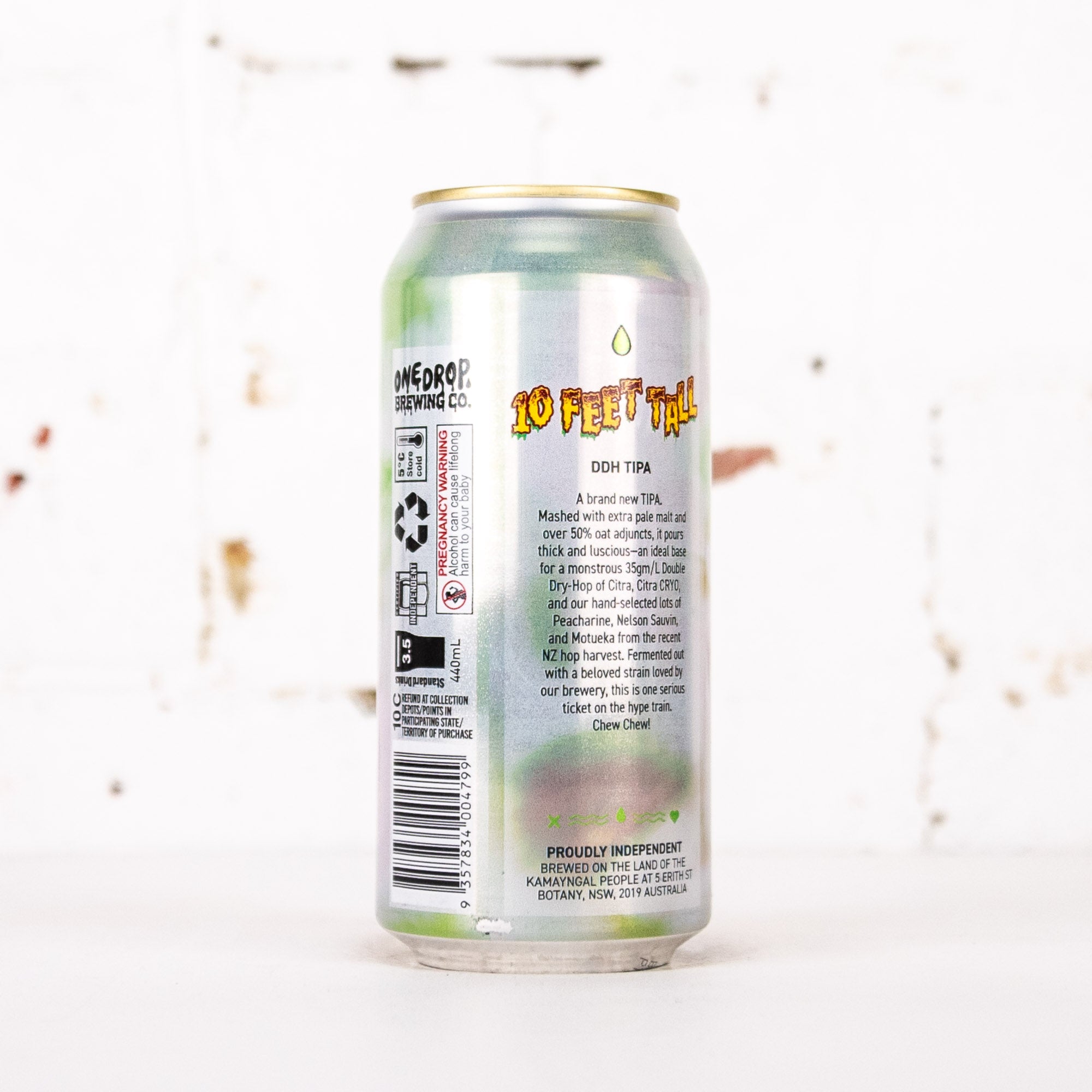 One Drop - 10 Feet Tall DDH TIPA