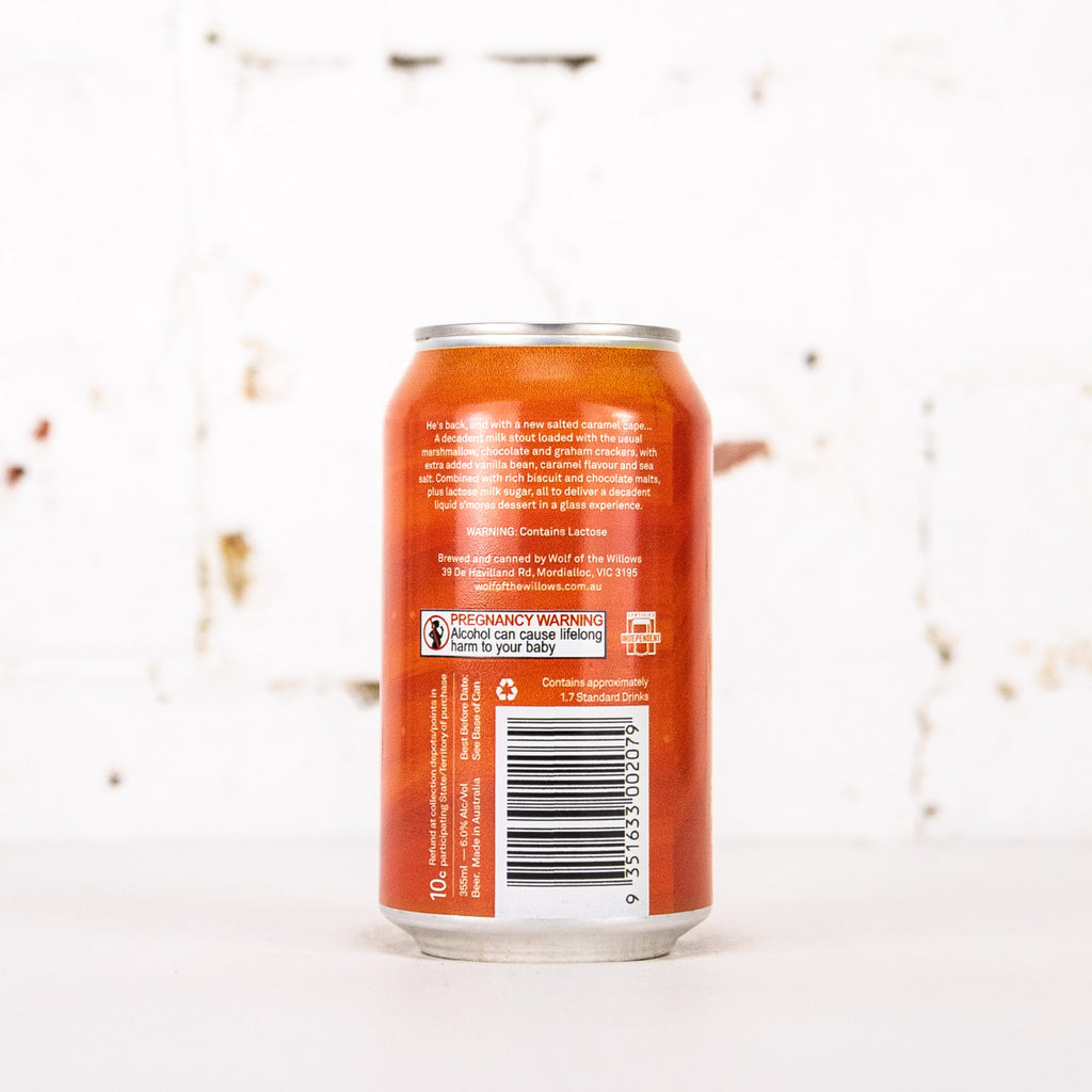 Wolf of the Willows - Salted Caramel S'mores-Man Stout