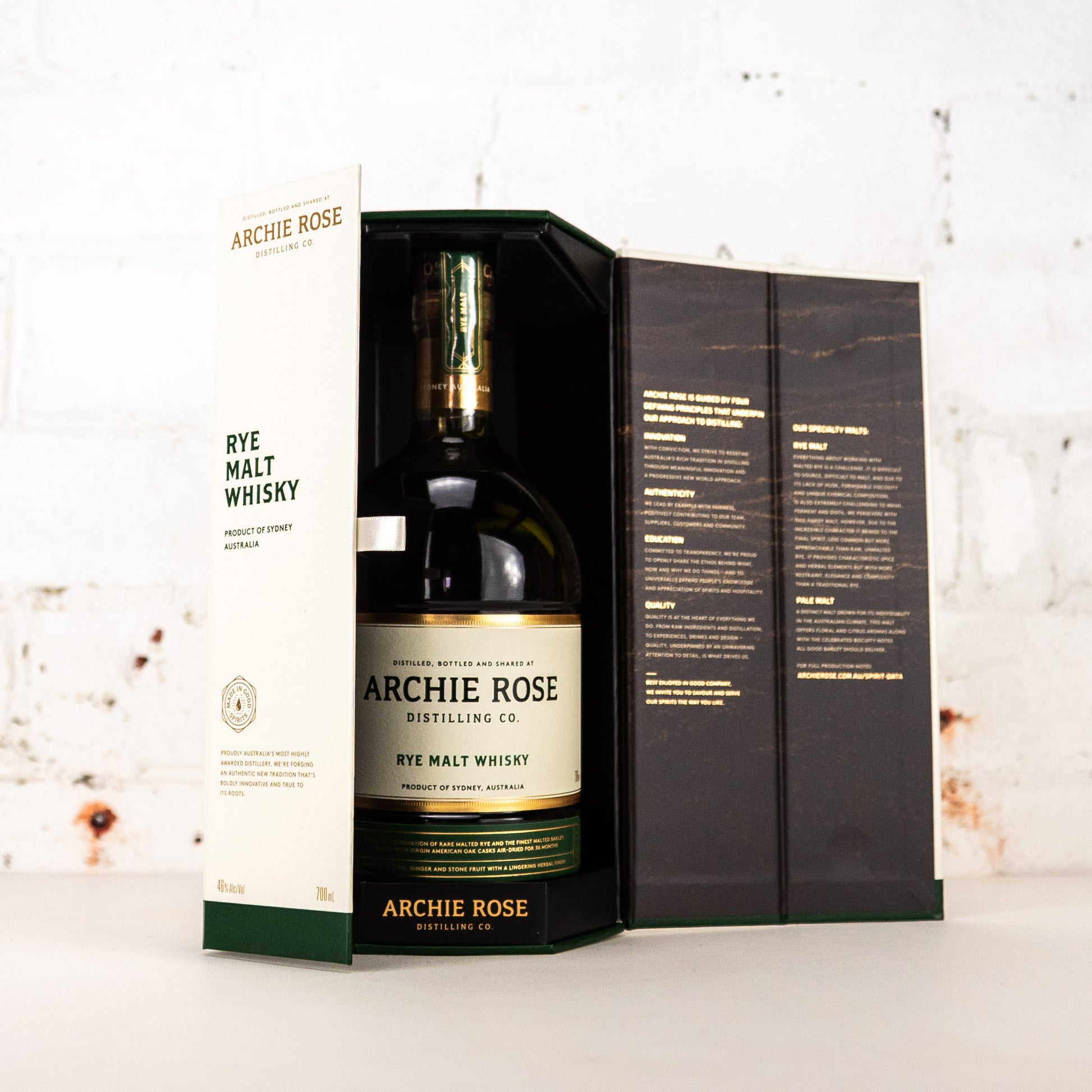 Archie Rose - Rye Malt Whisky 700ml