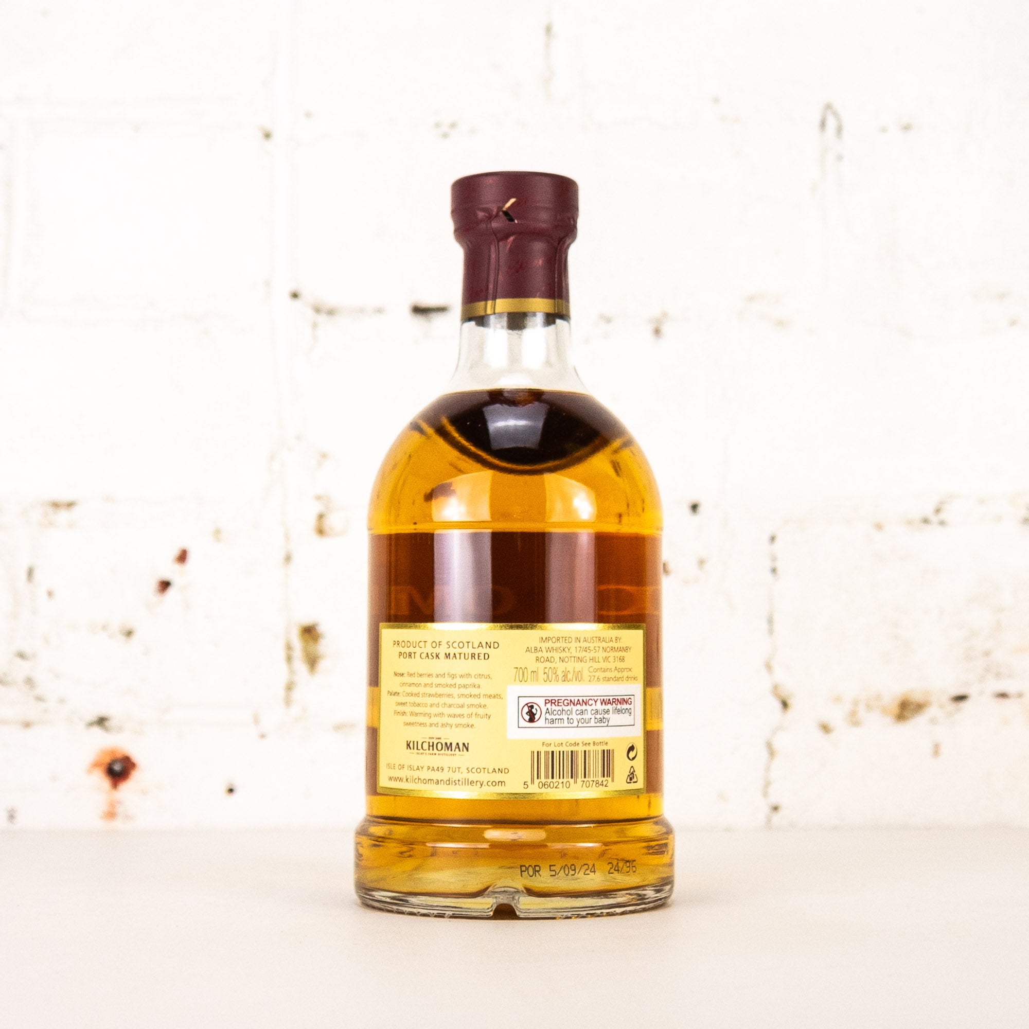 Kilchoman - Port Cask Matured 2024 Single Malt Scotch Whisky 700ml