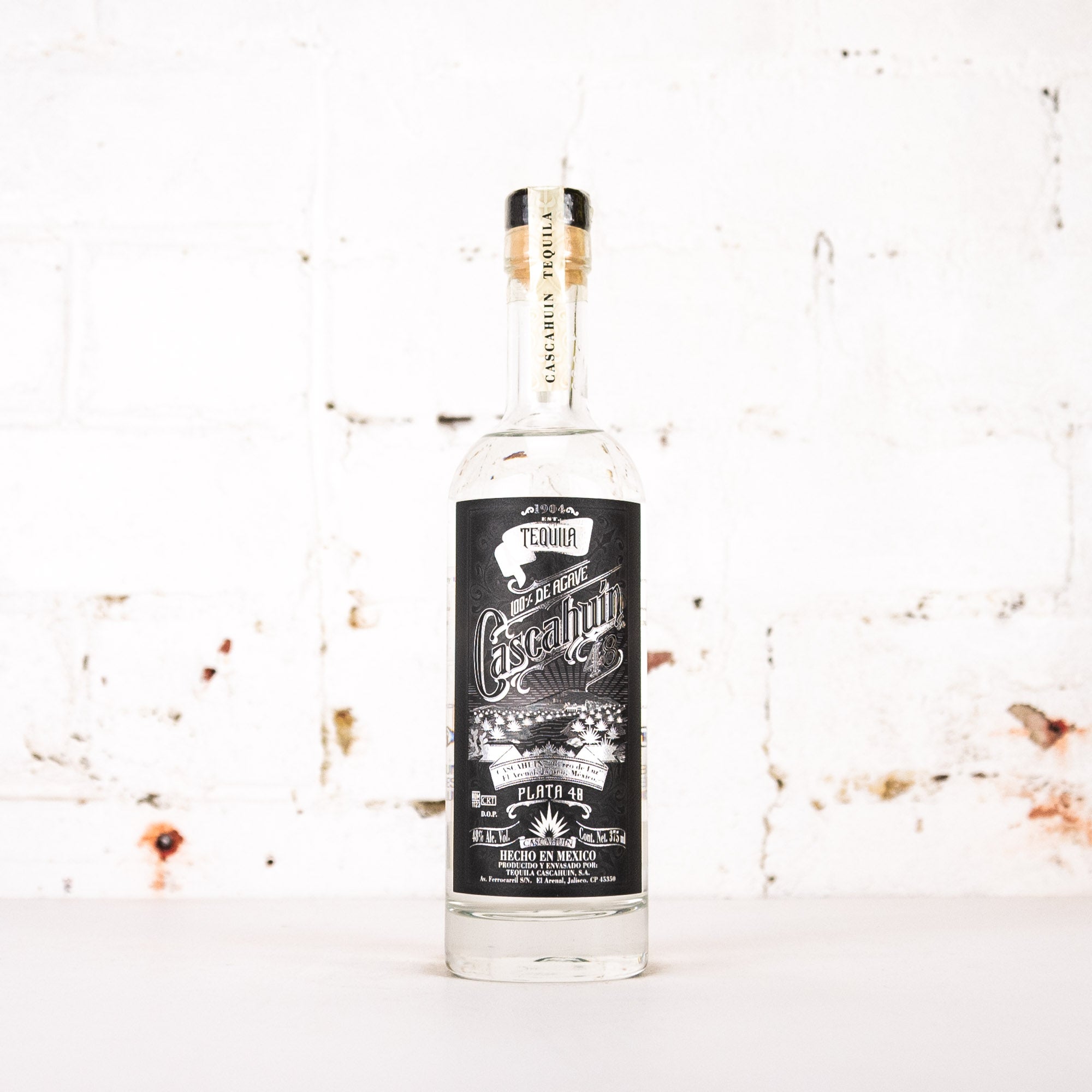 Cascahuin - Plata 48 Blanco Tequila 375ml