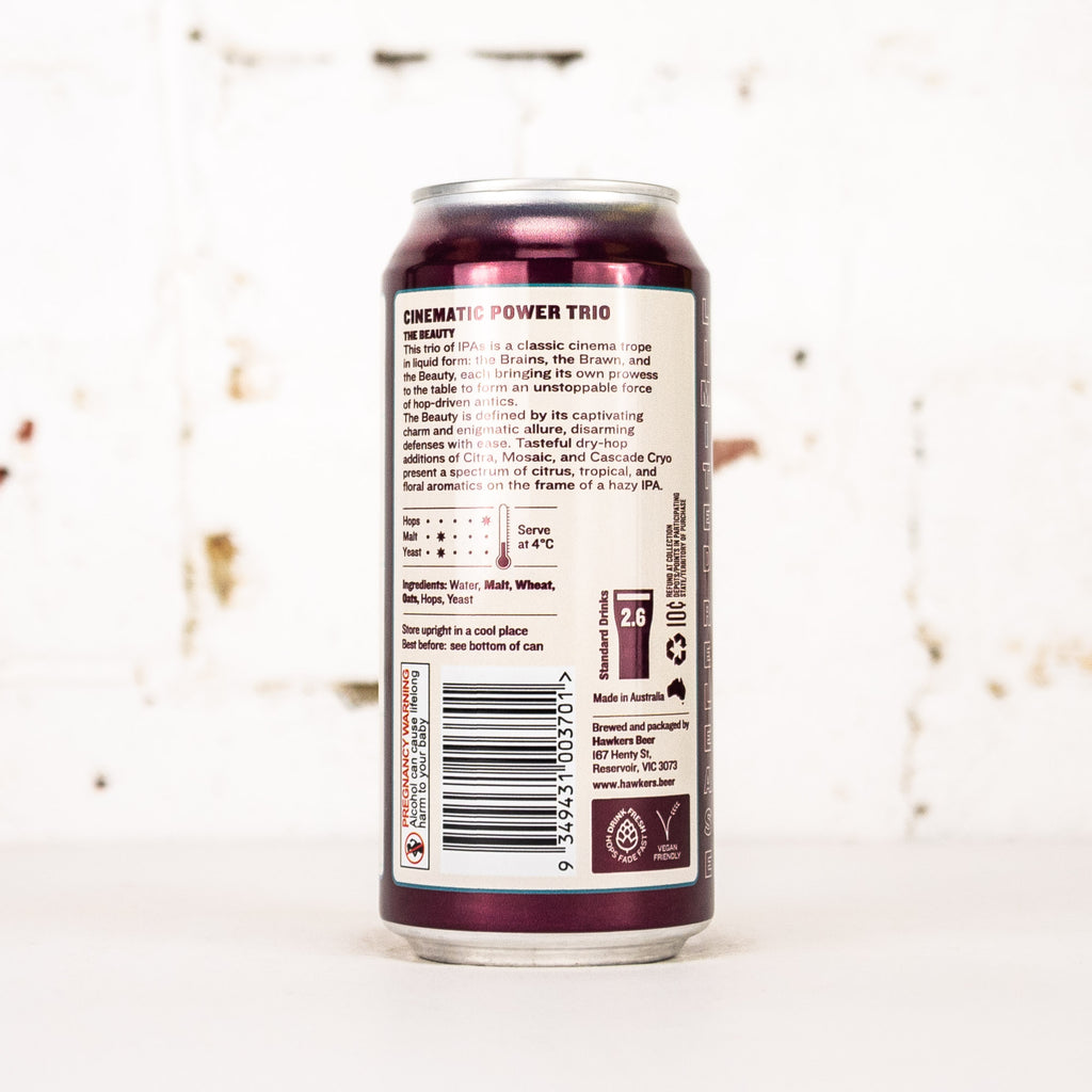 Hawkers - Cinematic Power Trio: The Beauty Hazy IPA