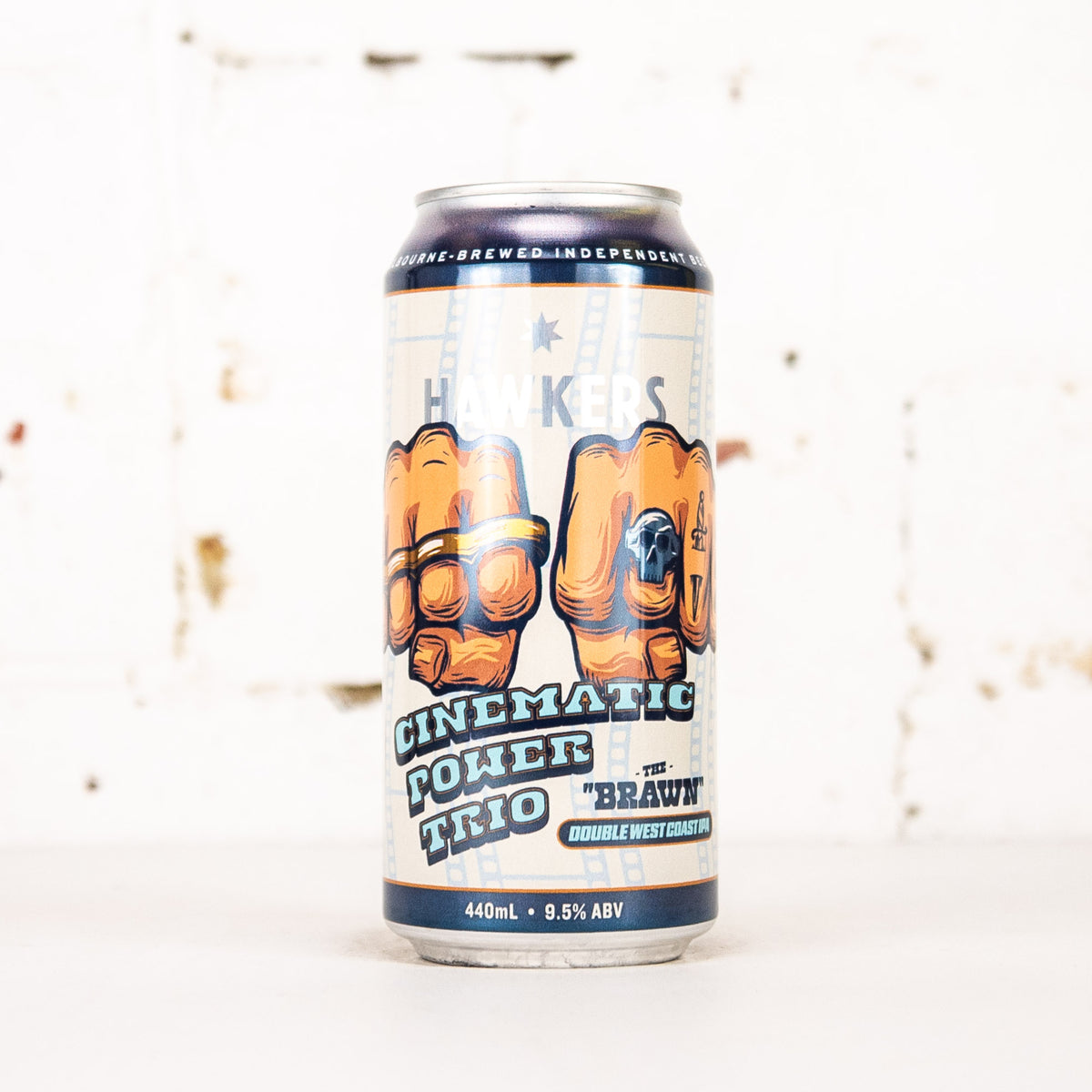 Hawkers - Cinematic Power Trio: The Brawn Double West Coast IPA
