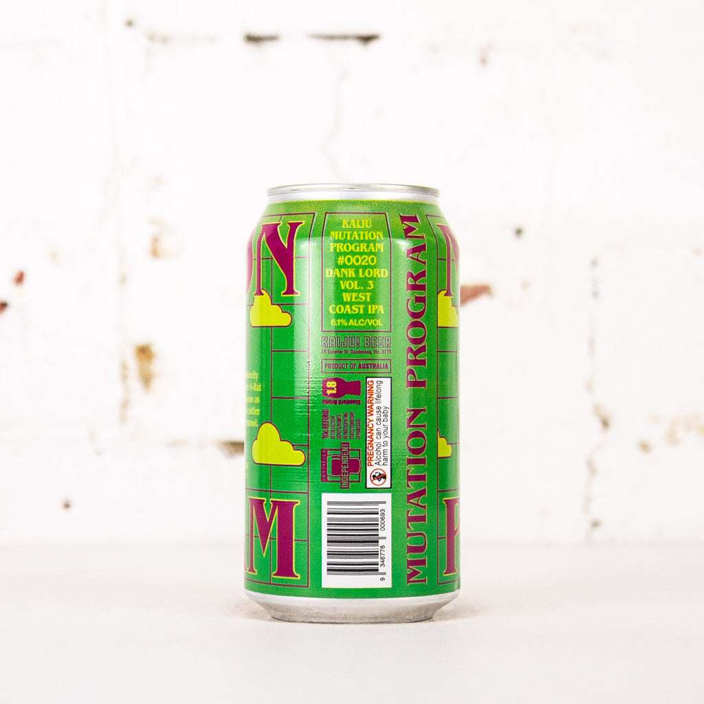 Kaiju - Mutation Program #0020 Dank Lord Vol. 3 West Coast IPA