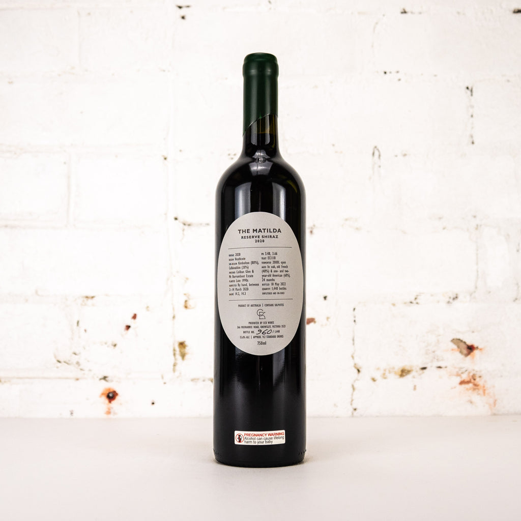 ECK - Matilda Reserve Shiraz 2020 750ml