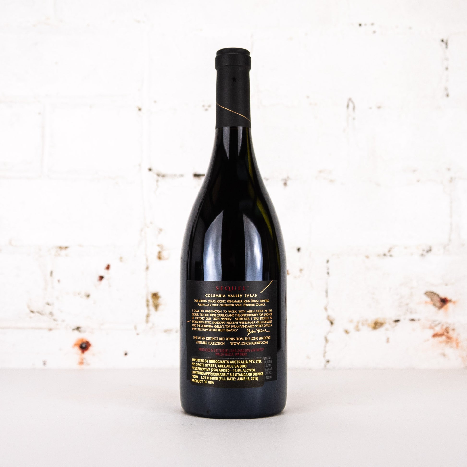 Long Shadows - Sequel Syrah 2017 750ml