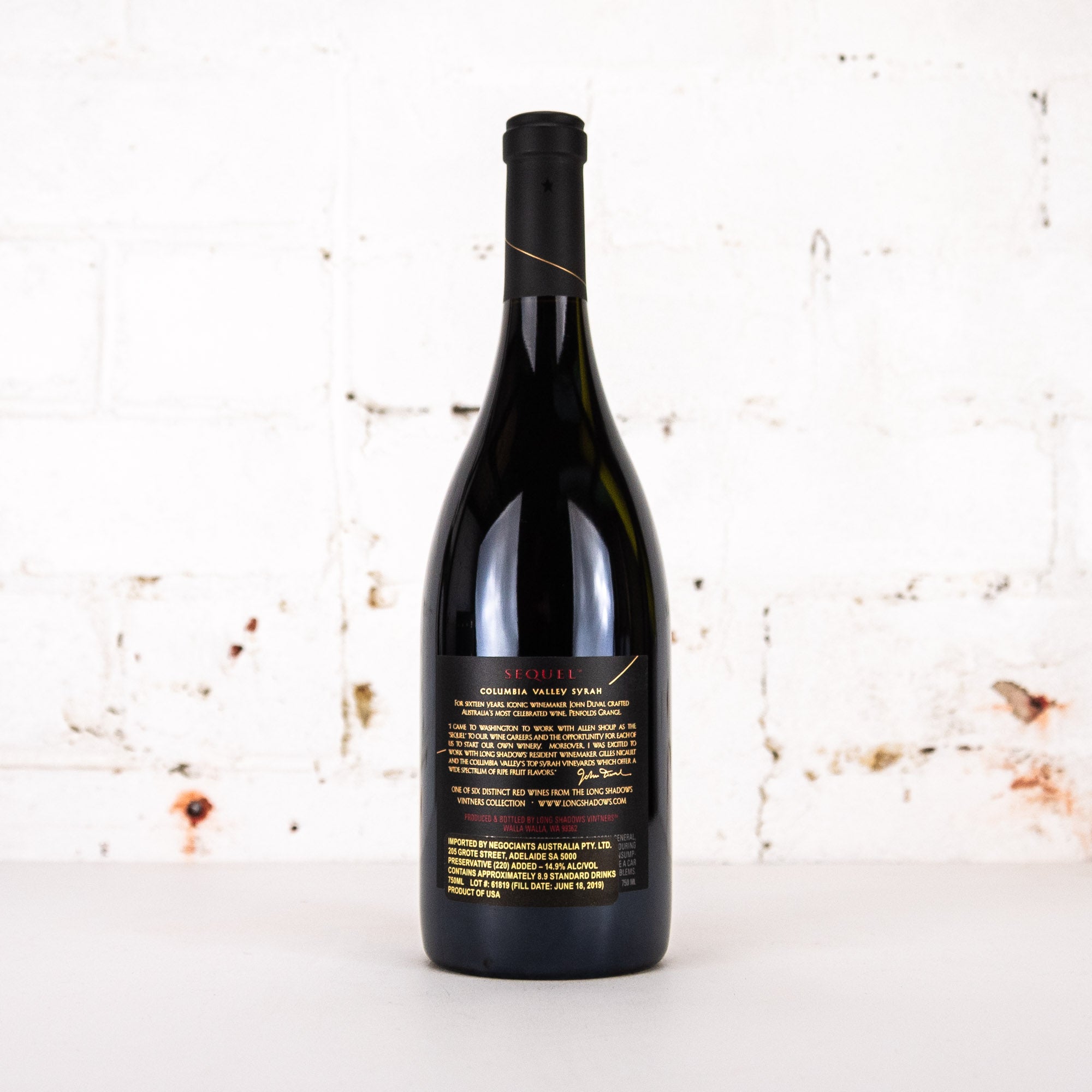 Long Shadows - Sequel Syrah 2017 750ml