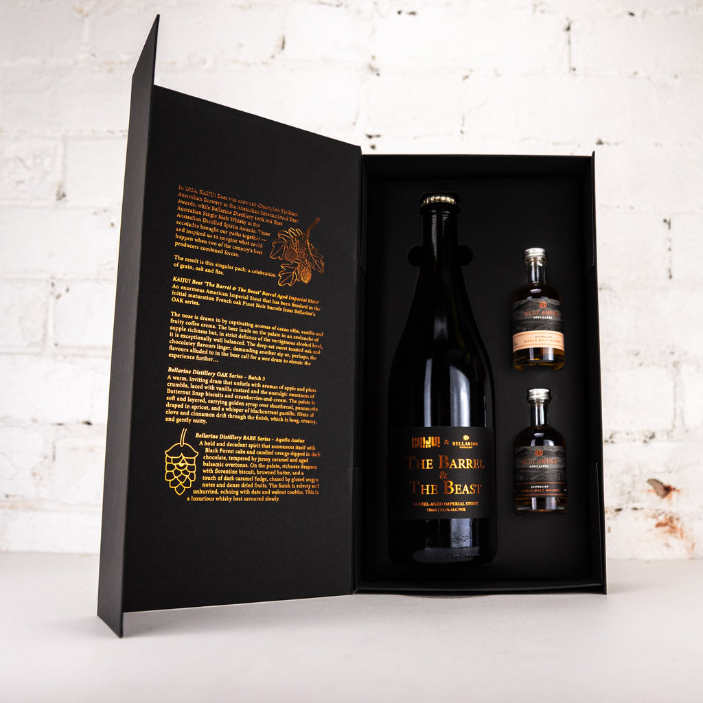 Kaiju x Bellarine Distillery - A Song Of Kaiju! & Bellarine Boilermaker Gift Pack