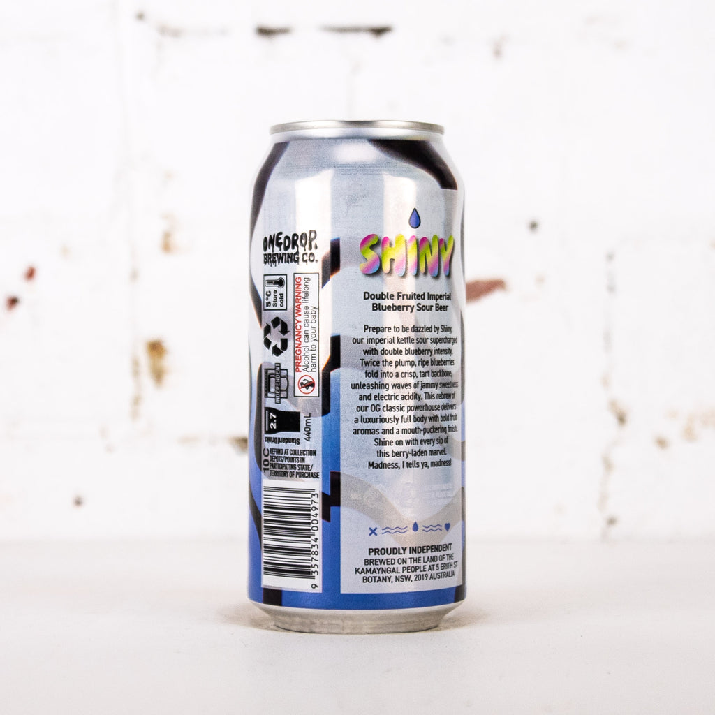 One Drop - Shiny Double Fruited Imperial Blueberry Sour