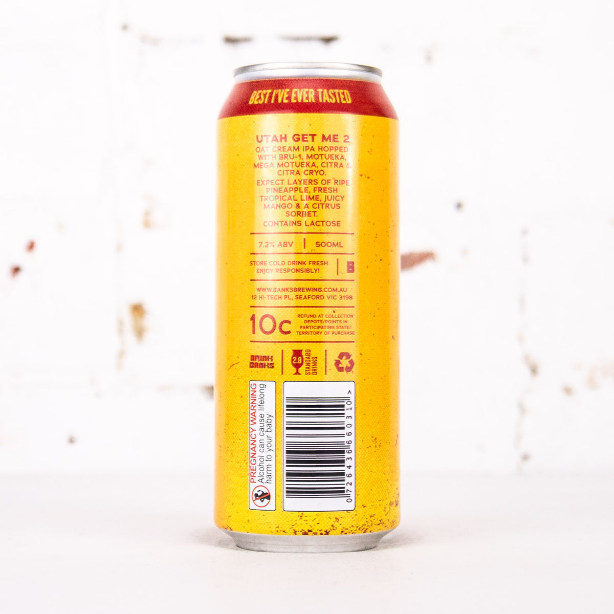 Banks - Utah Get Me 2 Oat Cream IPA