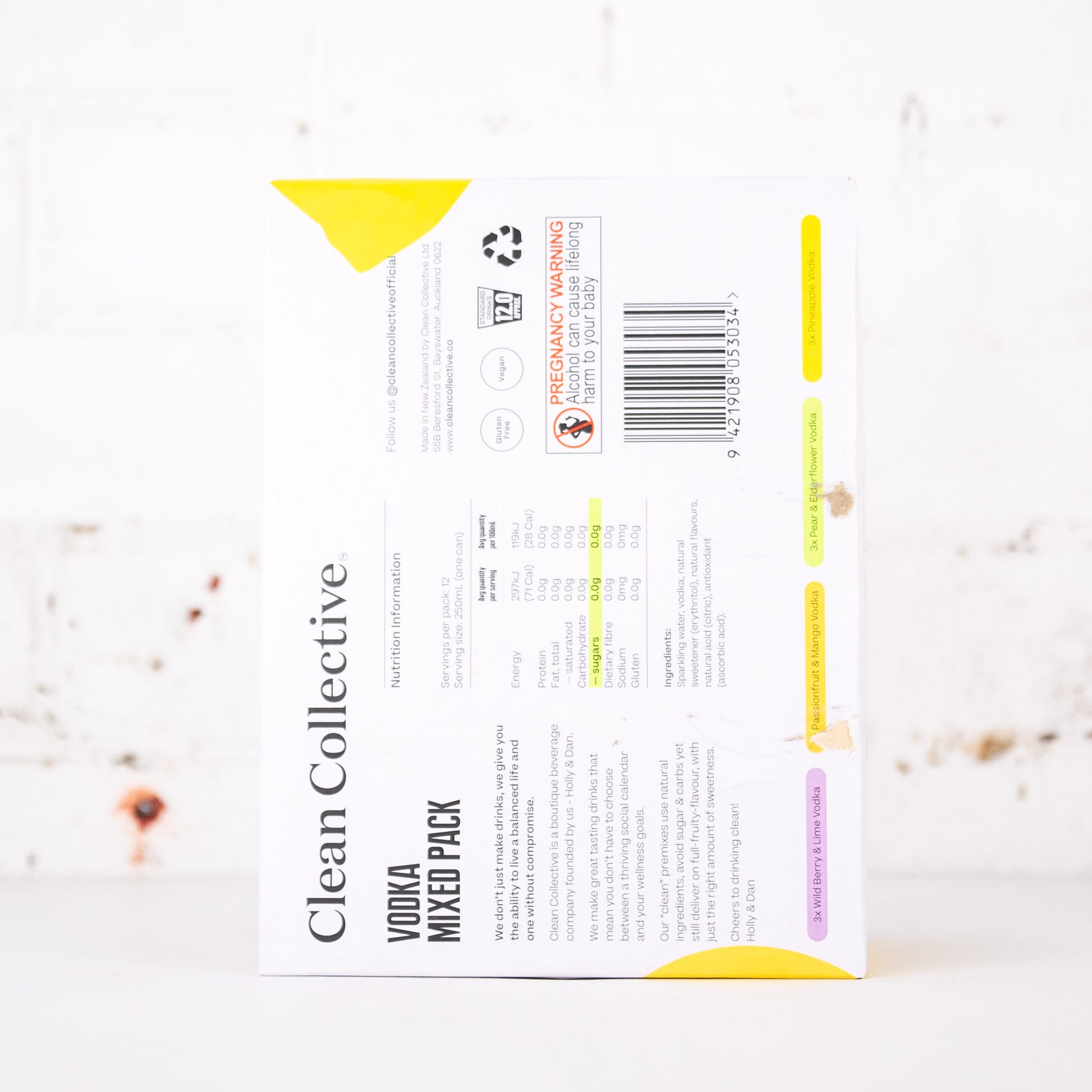 Clean Collective - Vodka Soda Mixed 12 Pack