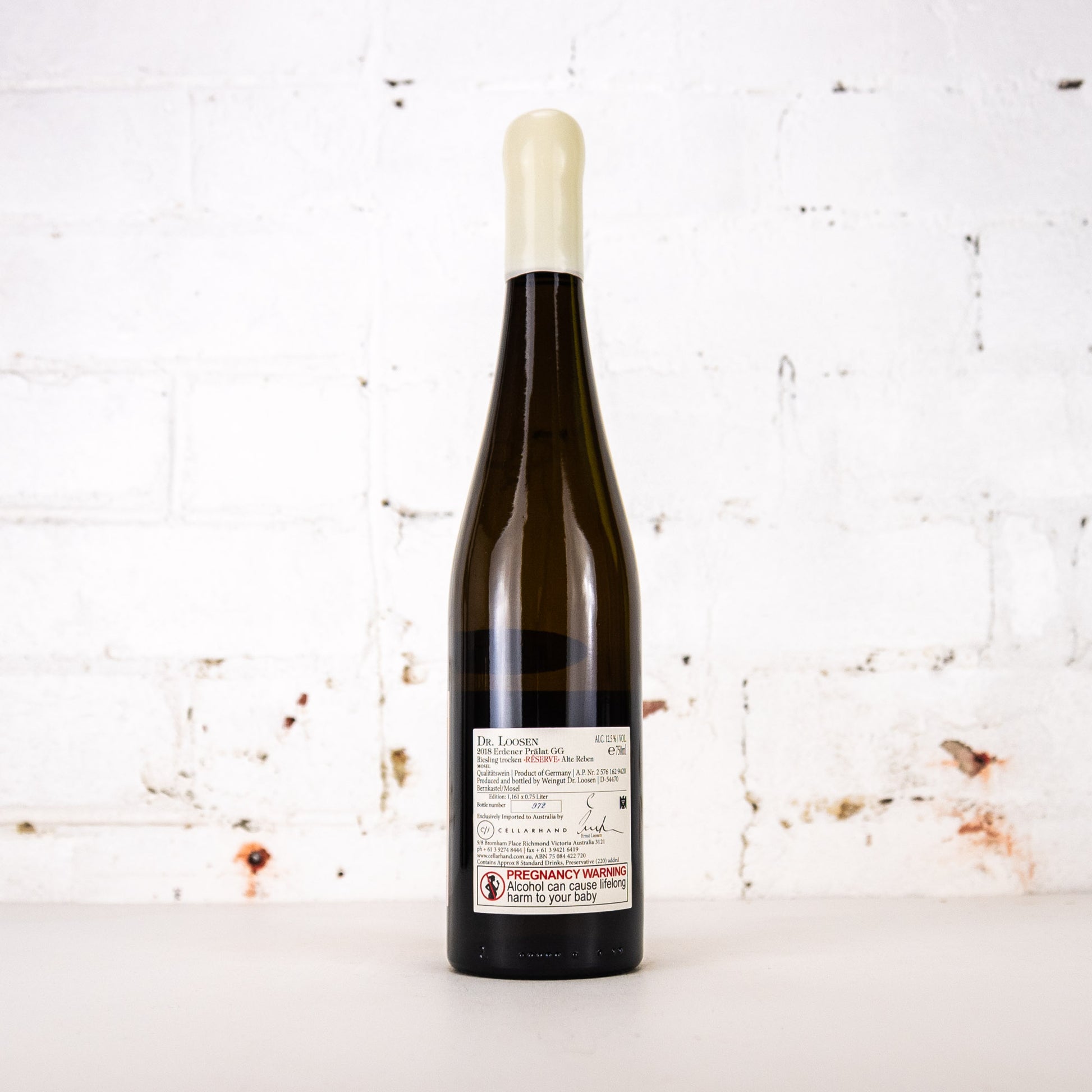 Dr Loosen - Erdnener Pralat GG Reserve Riesling 2018 750ml