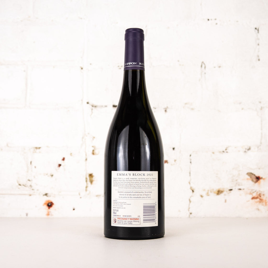Rippon - Emma's Block Mature Vine Pinot Noir 2021 750ml