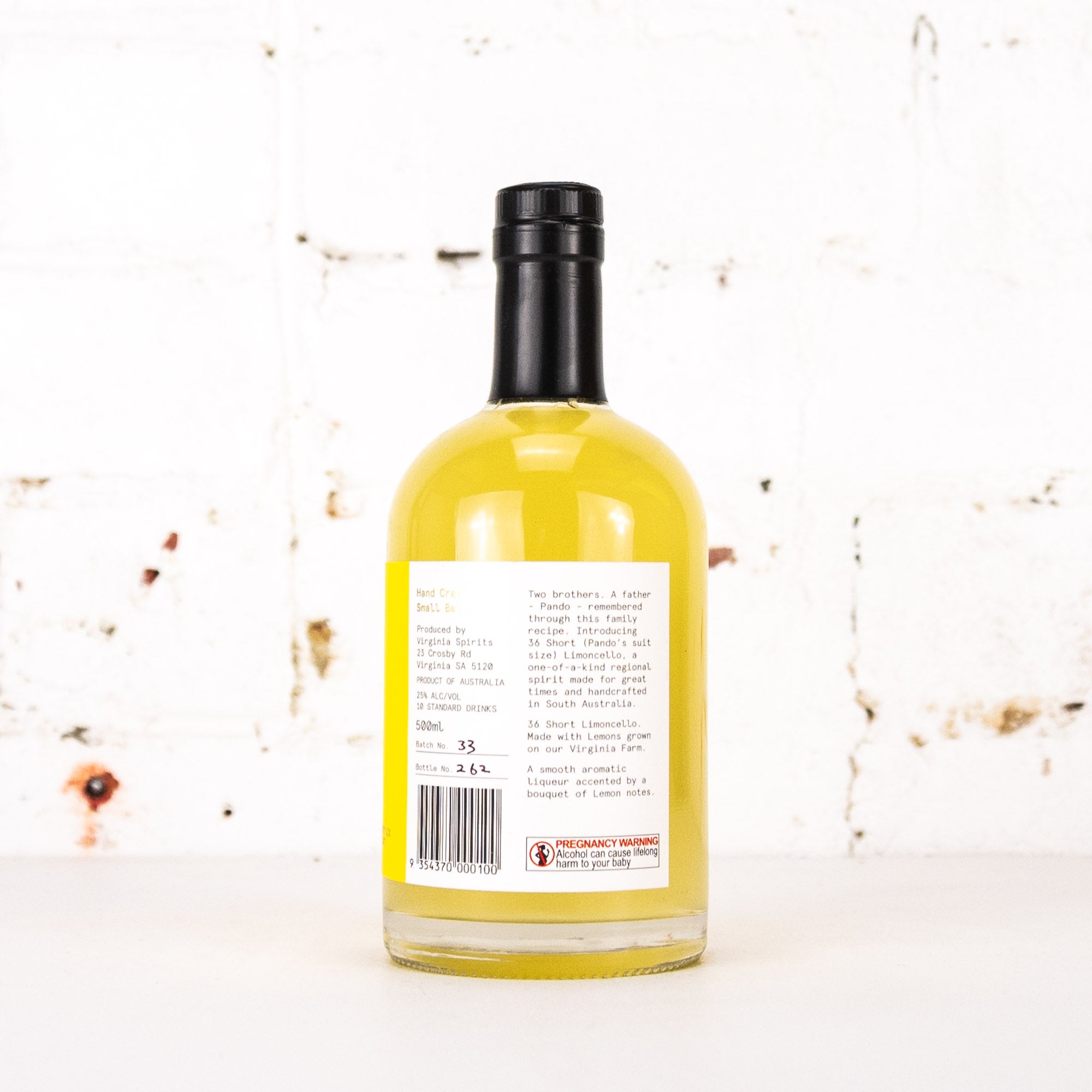 36 Short - Limoncello 500ml
