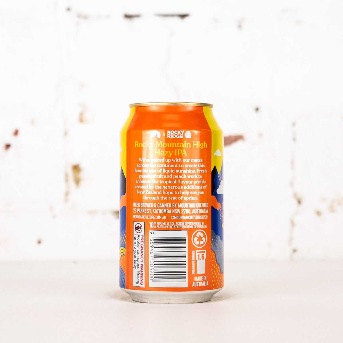 Mountain Culture x Rocky Ridge - 'Rocky Mountain High' Hazy IPA