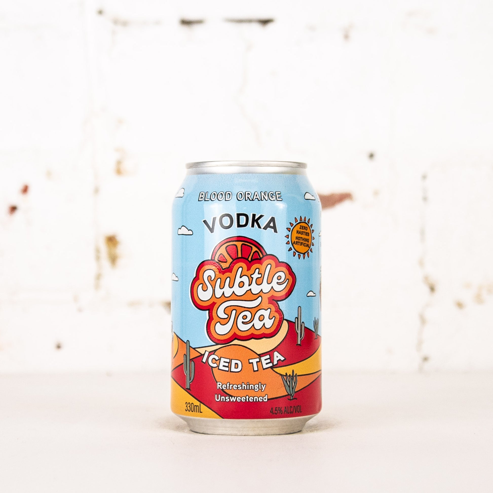 Subtle Tea - Blood Orange Vodka Iced Tea