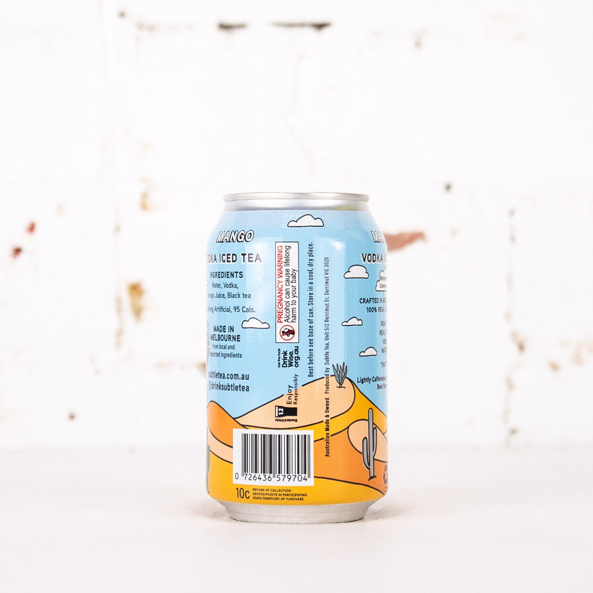 Subtle Tea - Mango Vodka Iced Tea