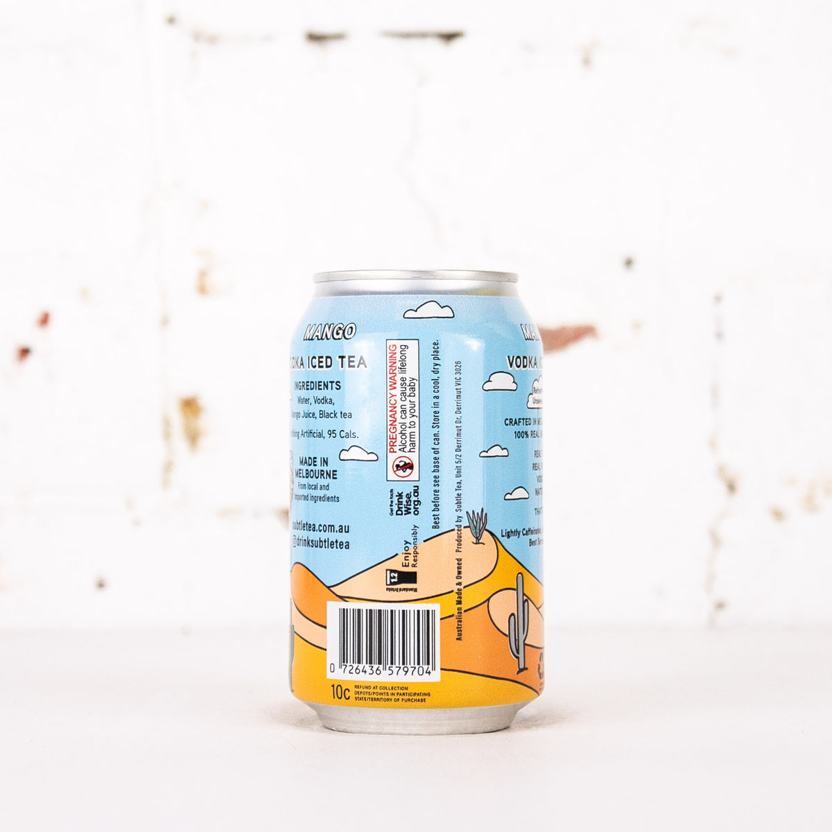 Subtle Tea - Mango Vodka Iced Tea
