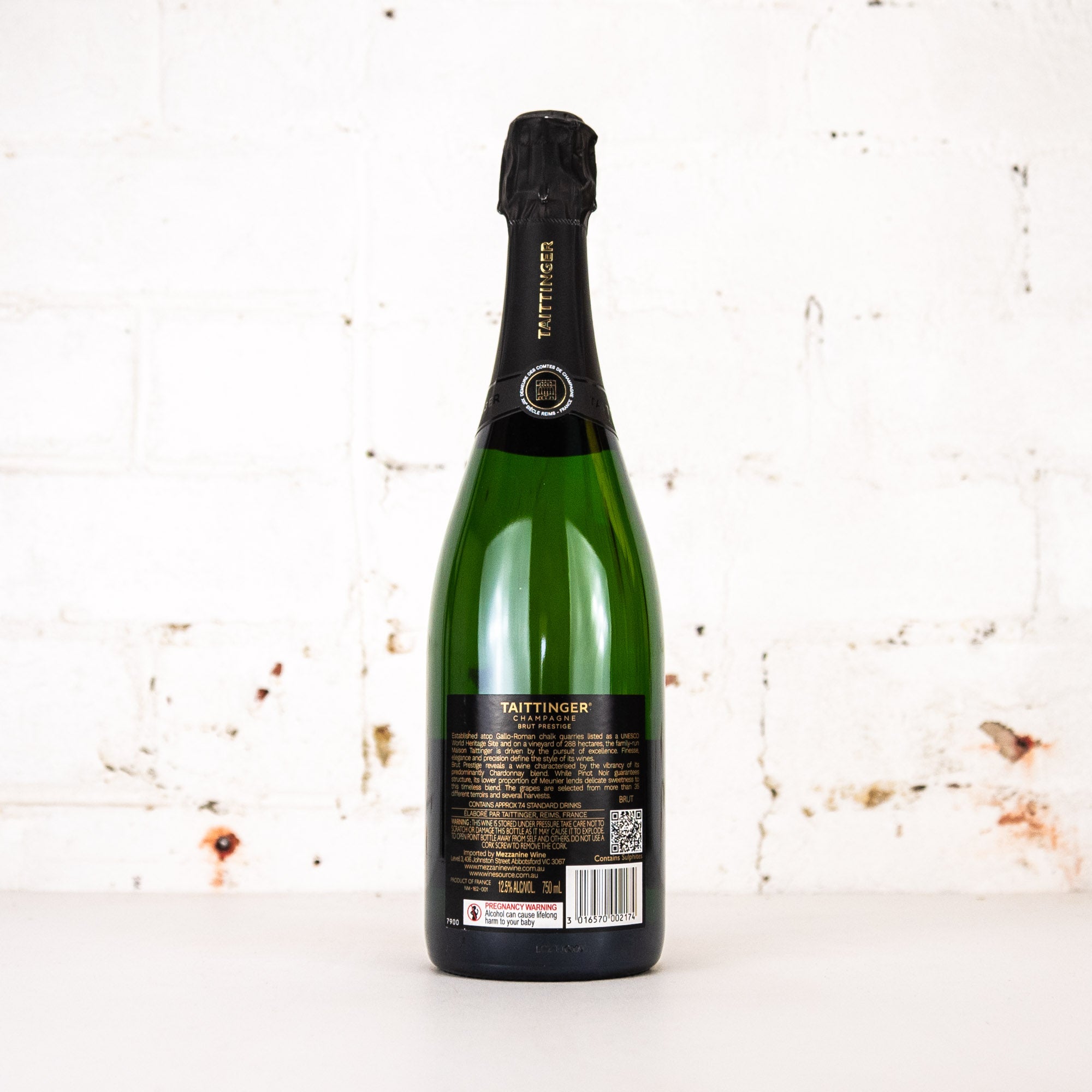 Taittinger - Champagne Brut Prestige NV 750ml – Carwyn Cellars