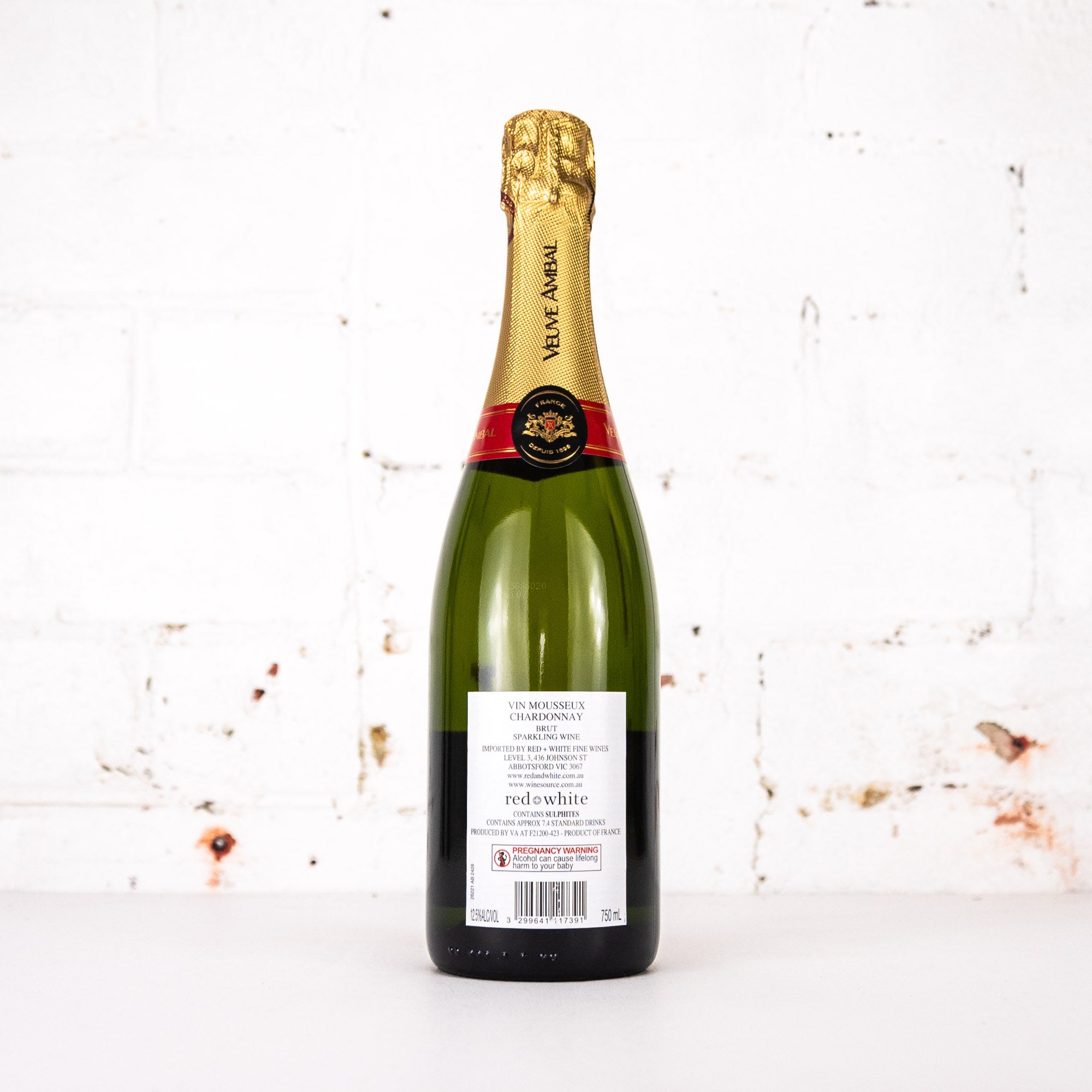 Veuve Ambal - Vin Mousseux Blanc de Blancs Brut NV 750ml