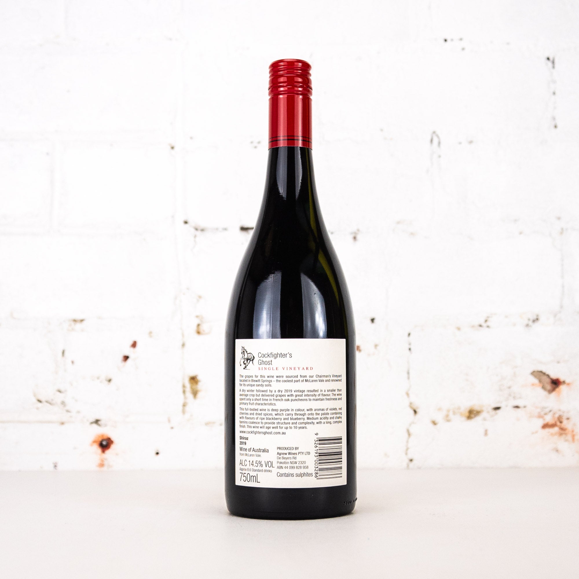 Cockfighter's Ghost - Single Vineyard Shiraz 750ml