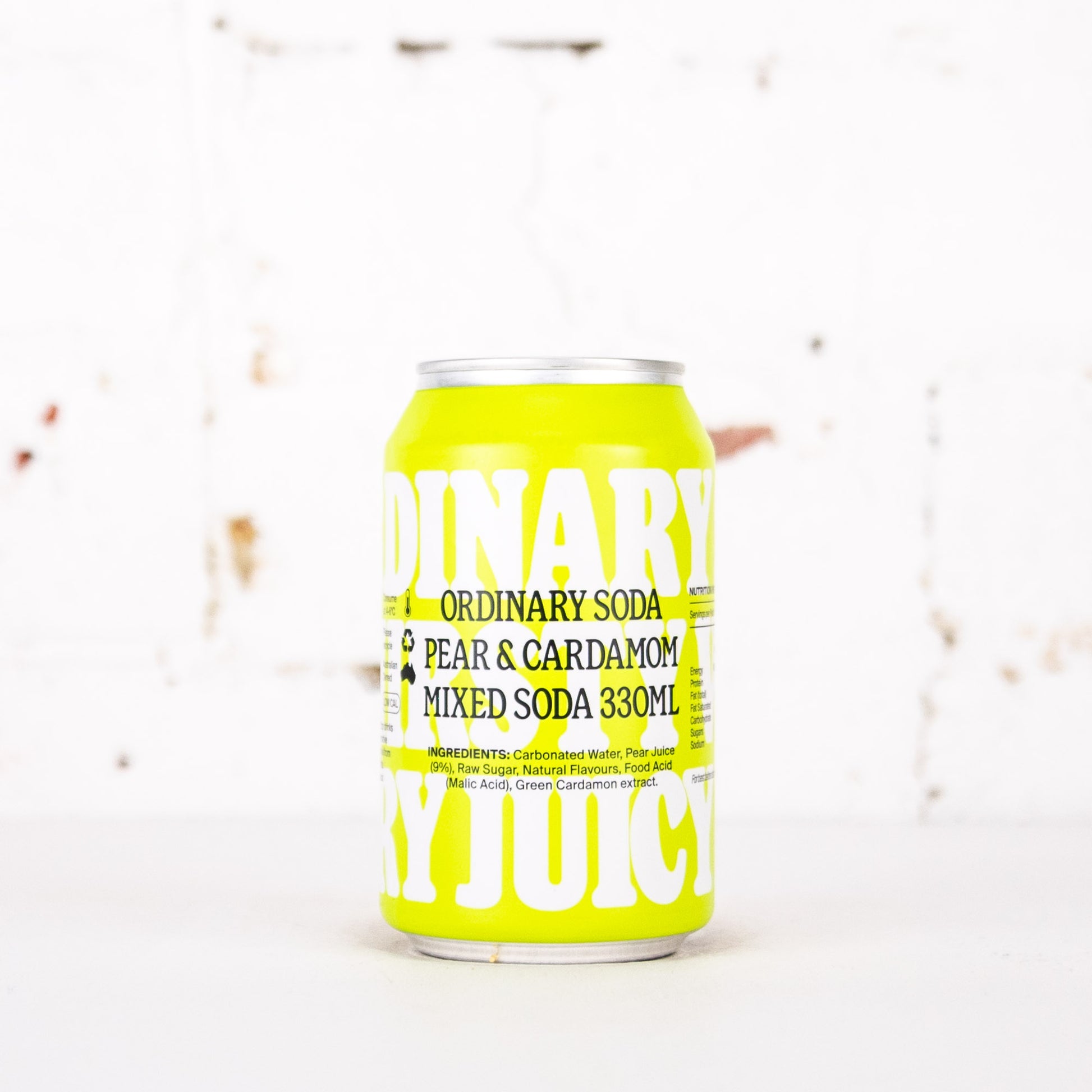 Ordinary Soda - Pear & Cardamom
