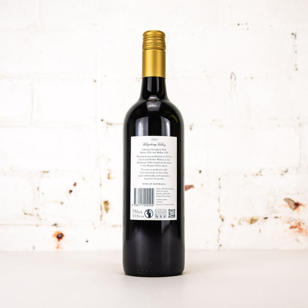 Woodlands - Wilyabrup Cabernet Sauvignon Merlot 2021 750ml