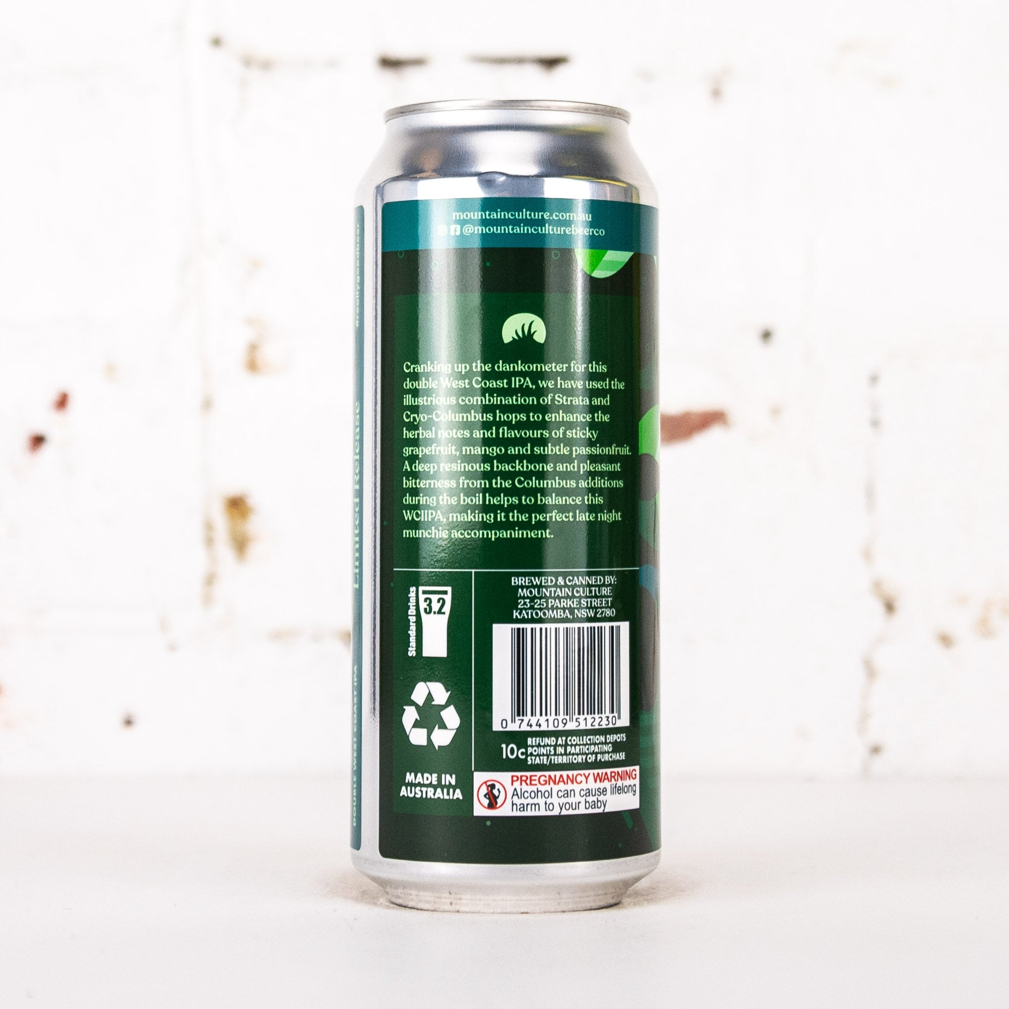 Mountain Culture - Double Dank Double West Coast IPA 500ml