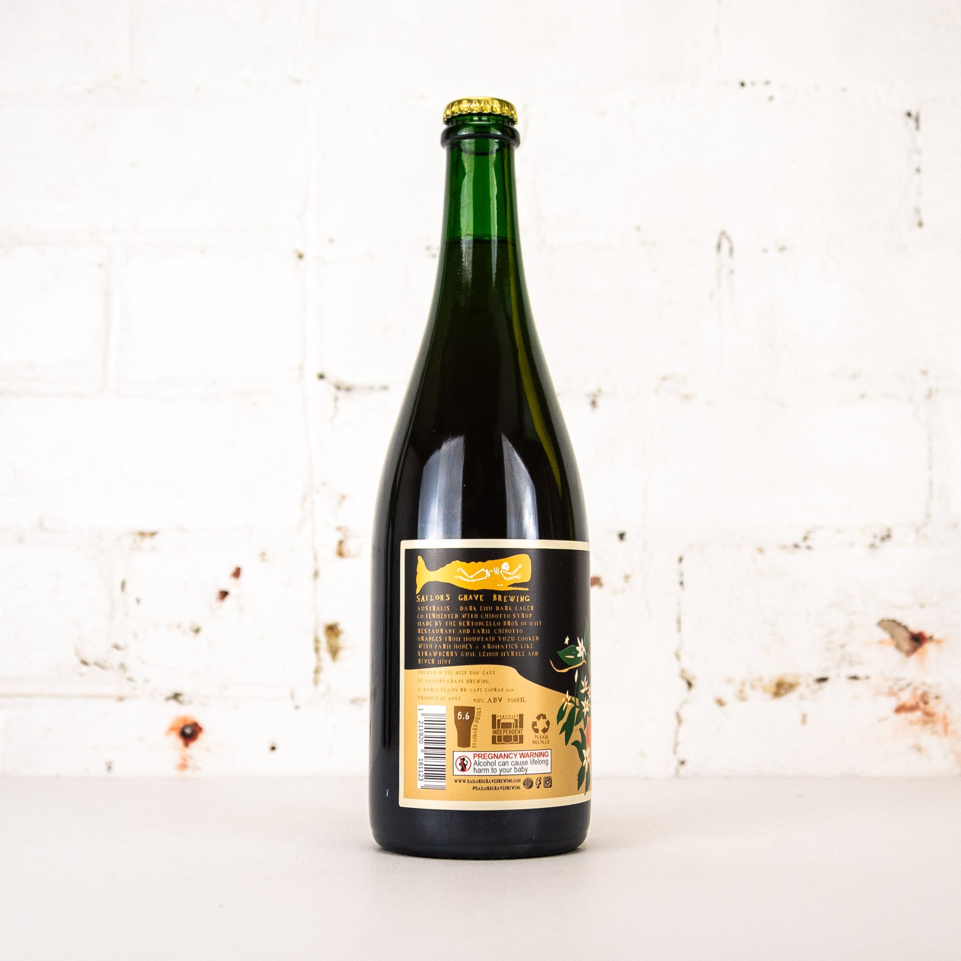 Sailors Grave - Australis Barrel Aged Chinotto x Native Grass Ale 750ml