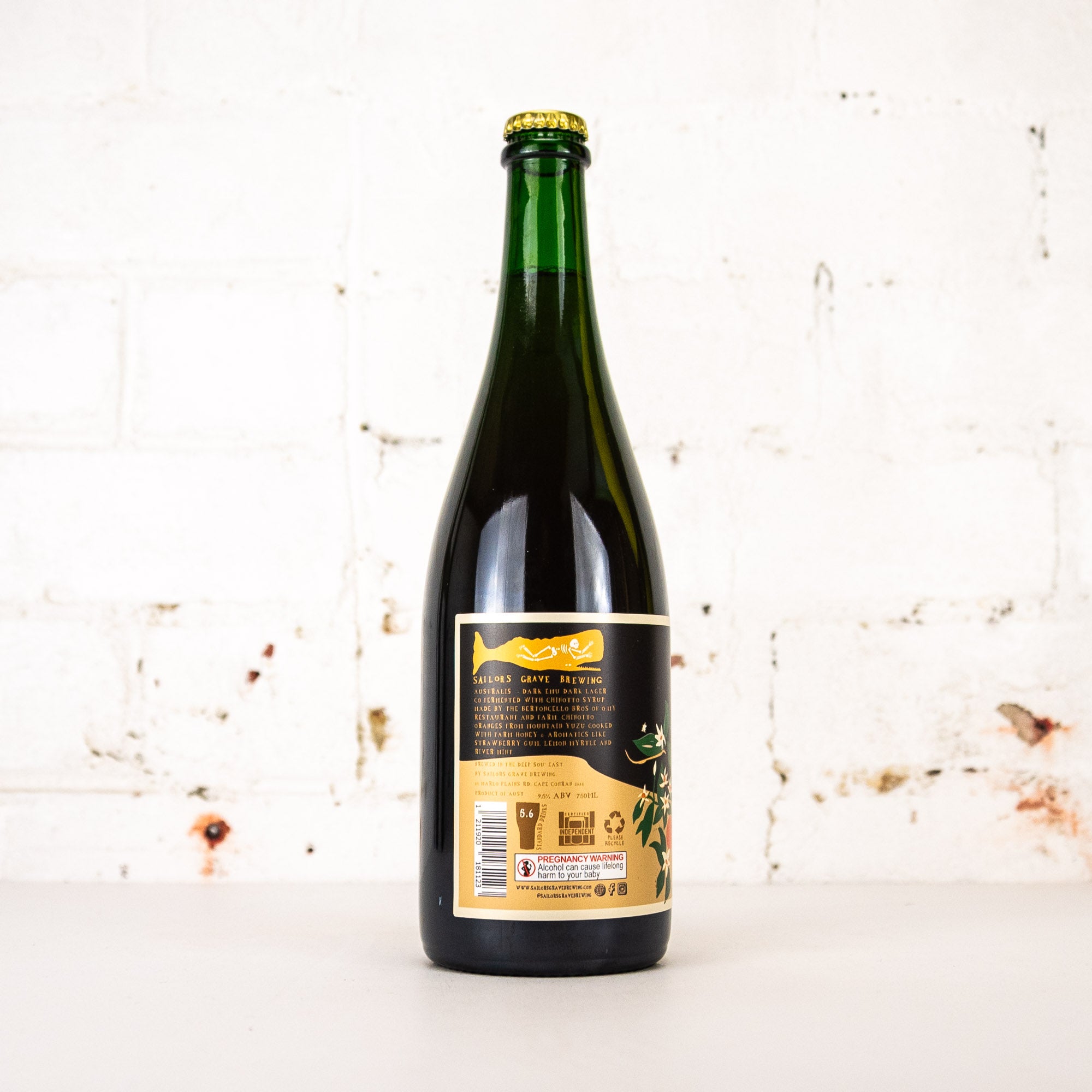 Sailors Grave - Australis Barrel Aged Chinotto x Native Grass Ale 750ml