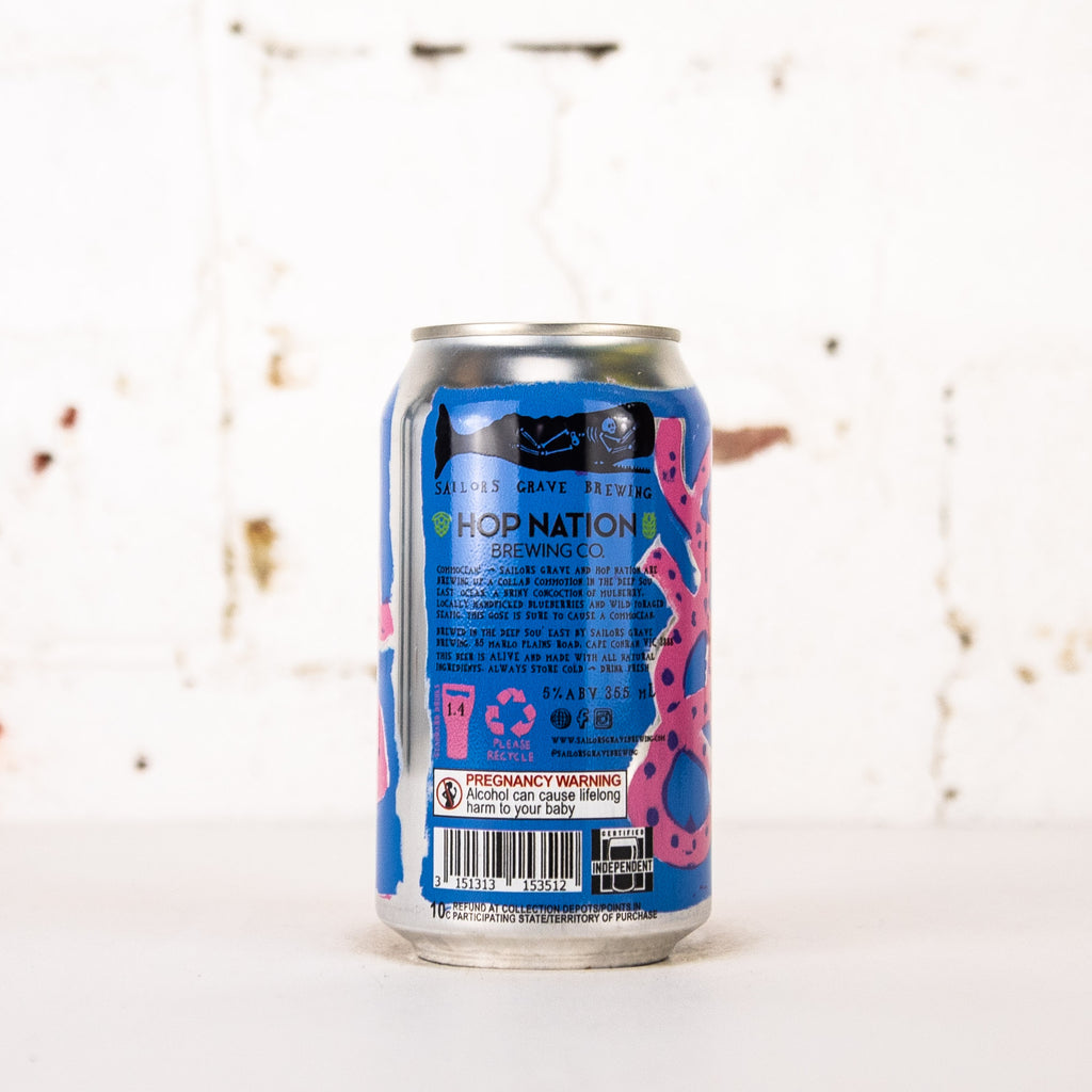 Sailors Grave x Hop Nation - 'Commocean' Mulberry, Blueberry & Sea Fig Gose
