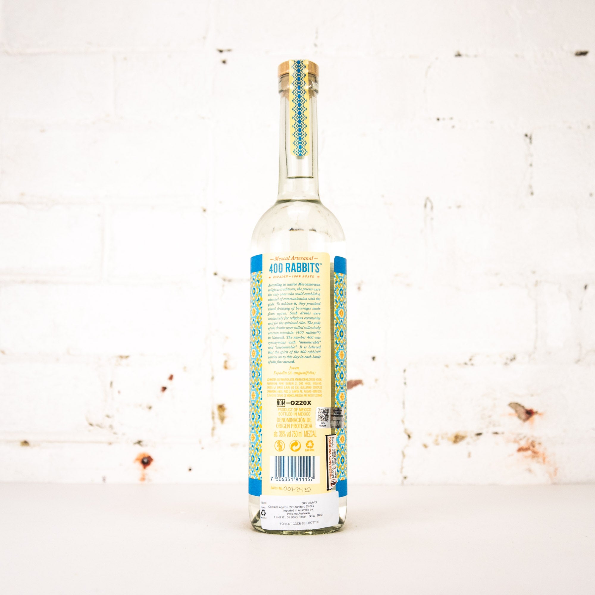 400 Conejos - Mezcal Joven 750ml – Carwyn Cellars