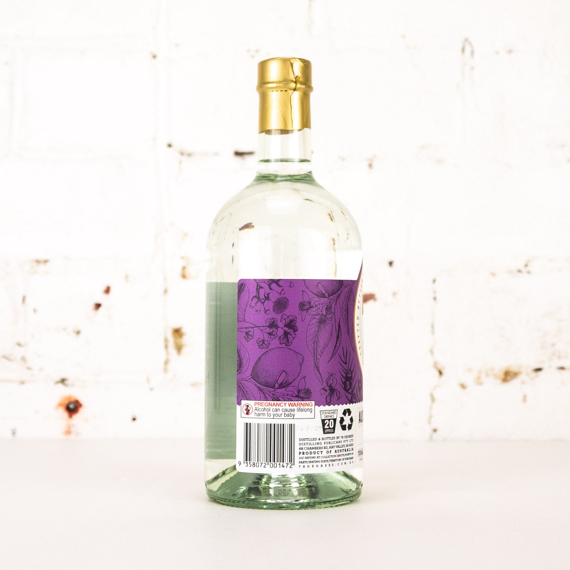 78 Degrees - Australian Dry Gin 700ml