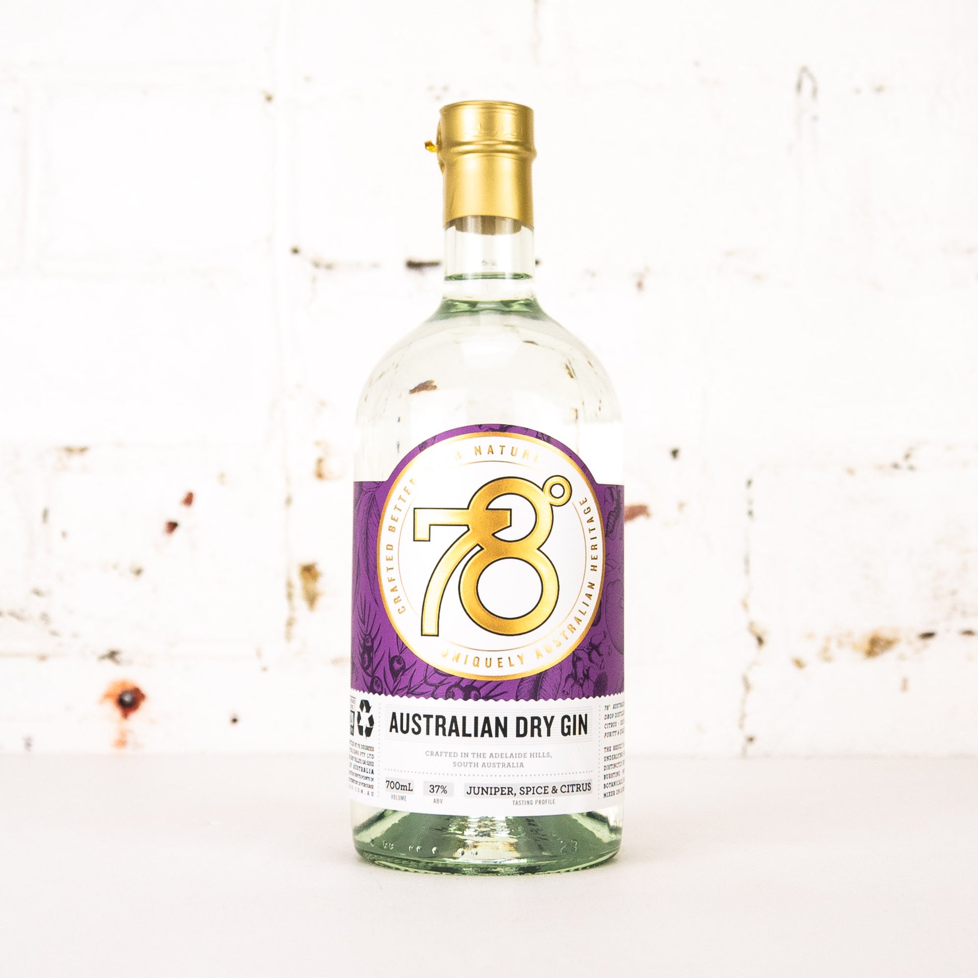 78 Degrees - Australian Dry Gin 700ml