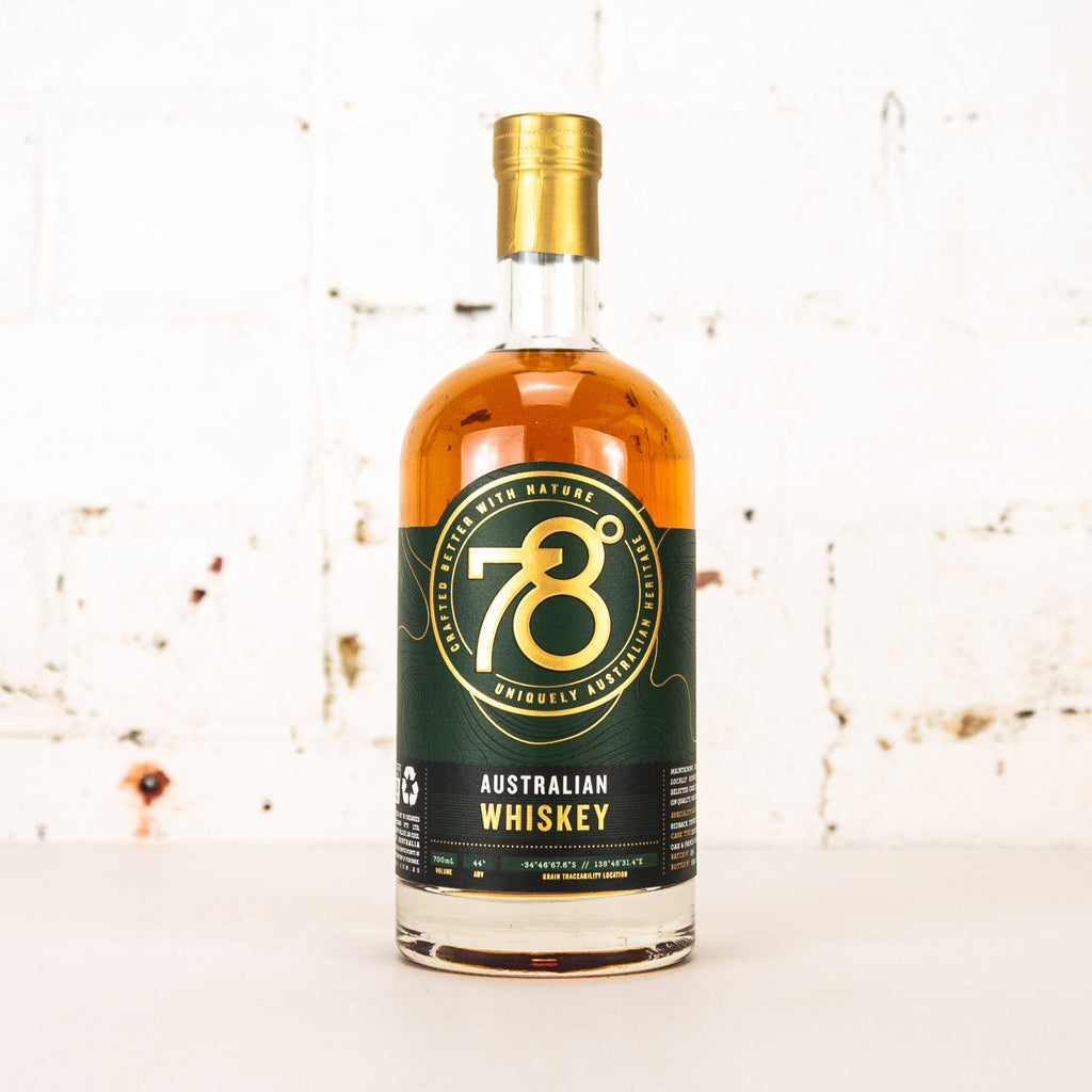 78 Degrees - Australian Whiskey 700ml