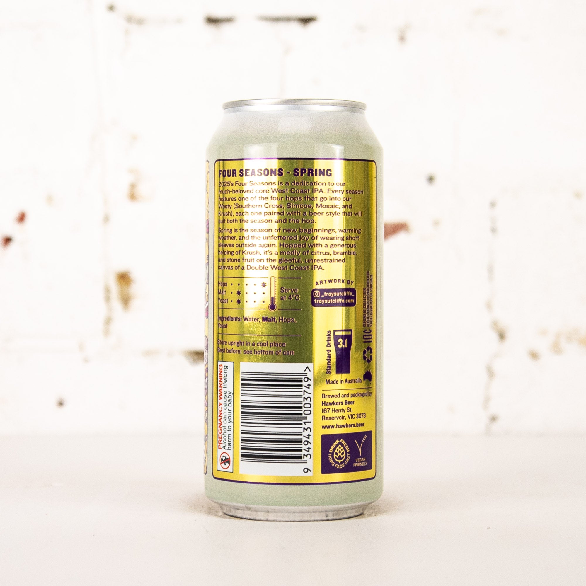Hawkers - Four Seasons Spring 2025 Double West Coast IPA
