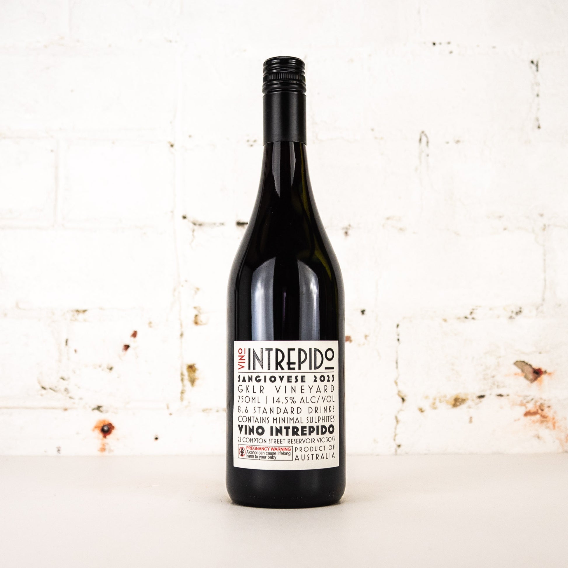 Vino Intrepido - Blood of My Blood Sangiovese 750ml