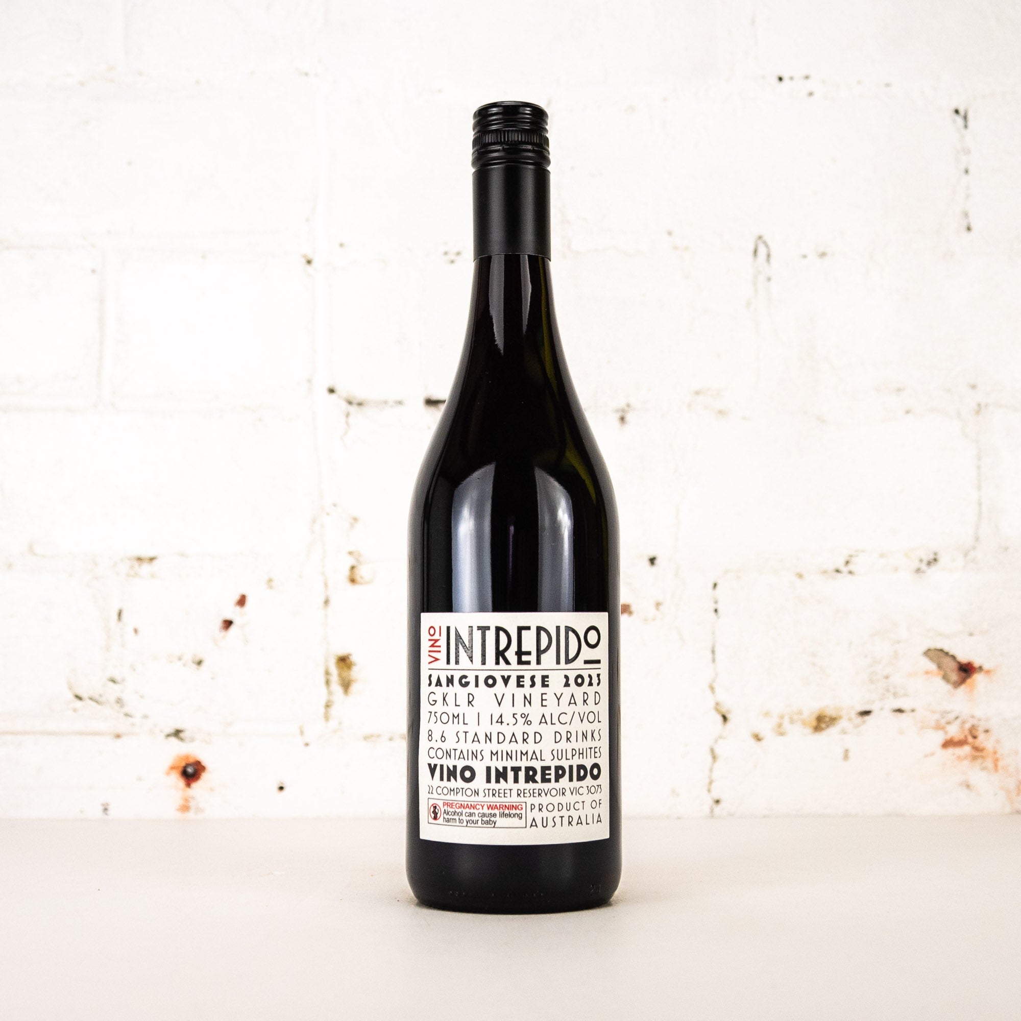 Vino Intrepido - Blood of My Blood Sangiovese 750ml