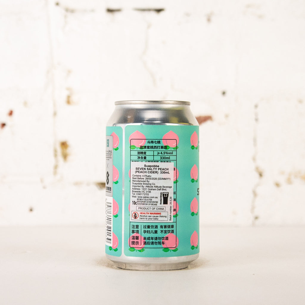 Suapobbe - Seven Salty Peach Cider
