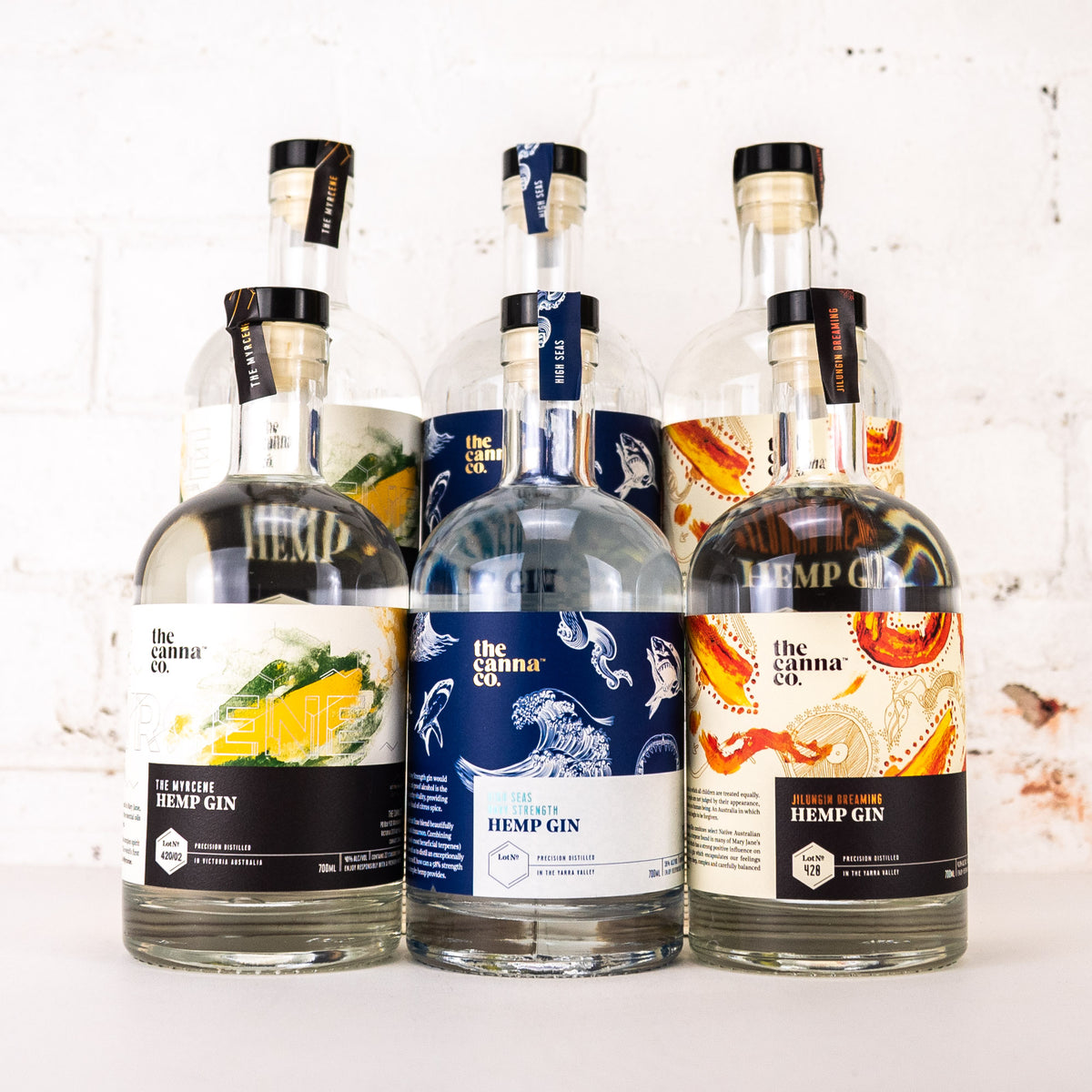 The Canna Co - Trilogy Mixed Gin 6 Pack (6 x 700ml)