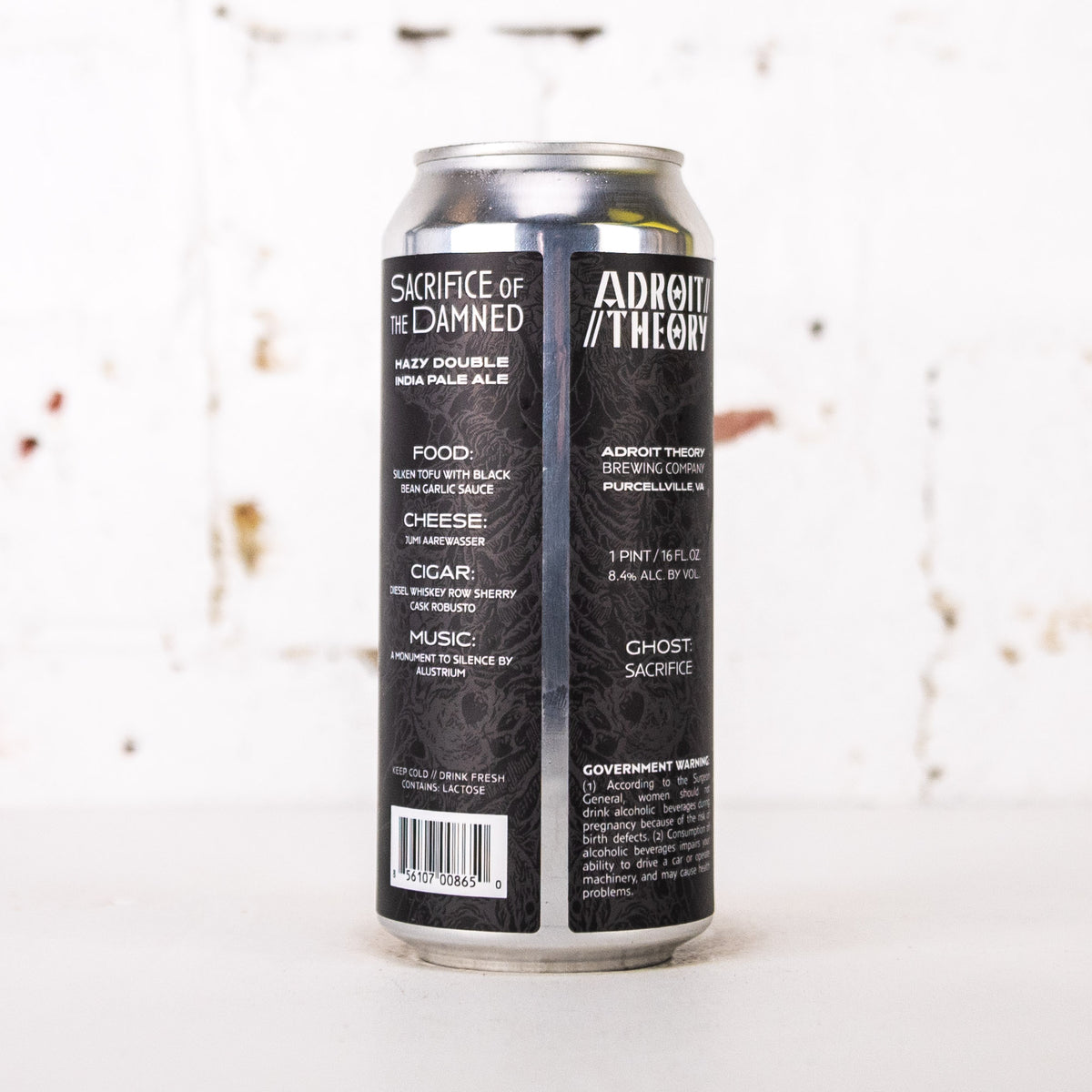 Adroit Theory - Sacrifice Of The Damned Hazy Double IPA