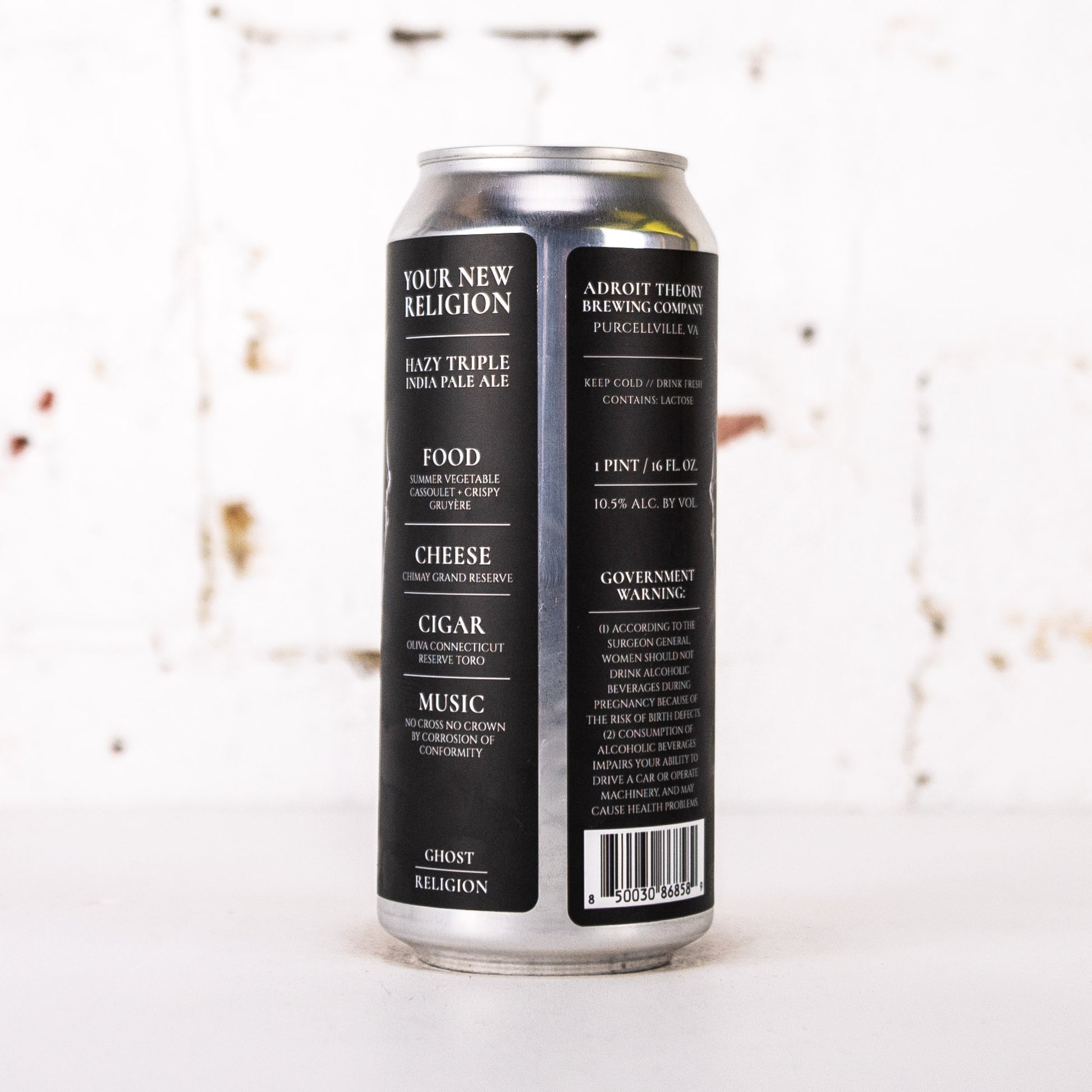Adroit Theory - Your New Religion Hazy Triple IPA